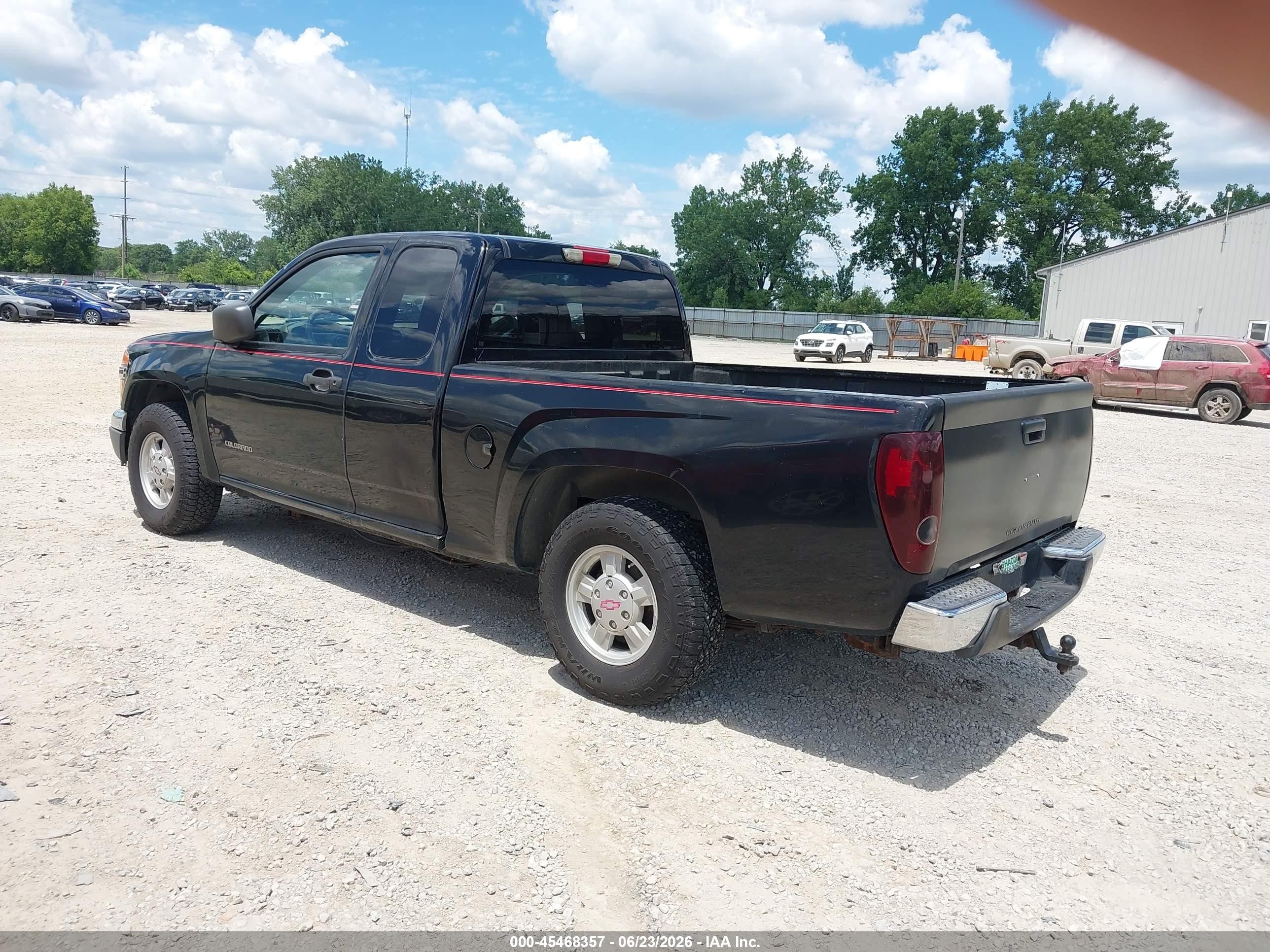 2004 Chevrolet Colorado   Black vin: 1GCCS196848123461