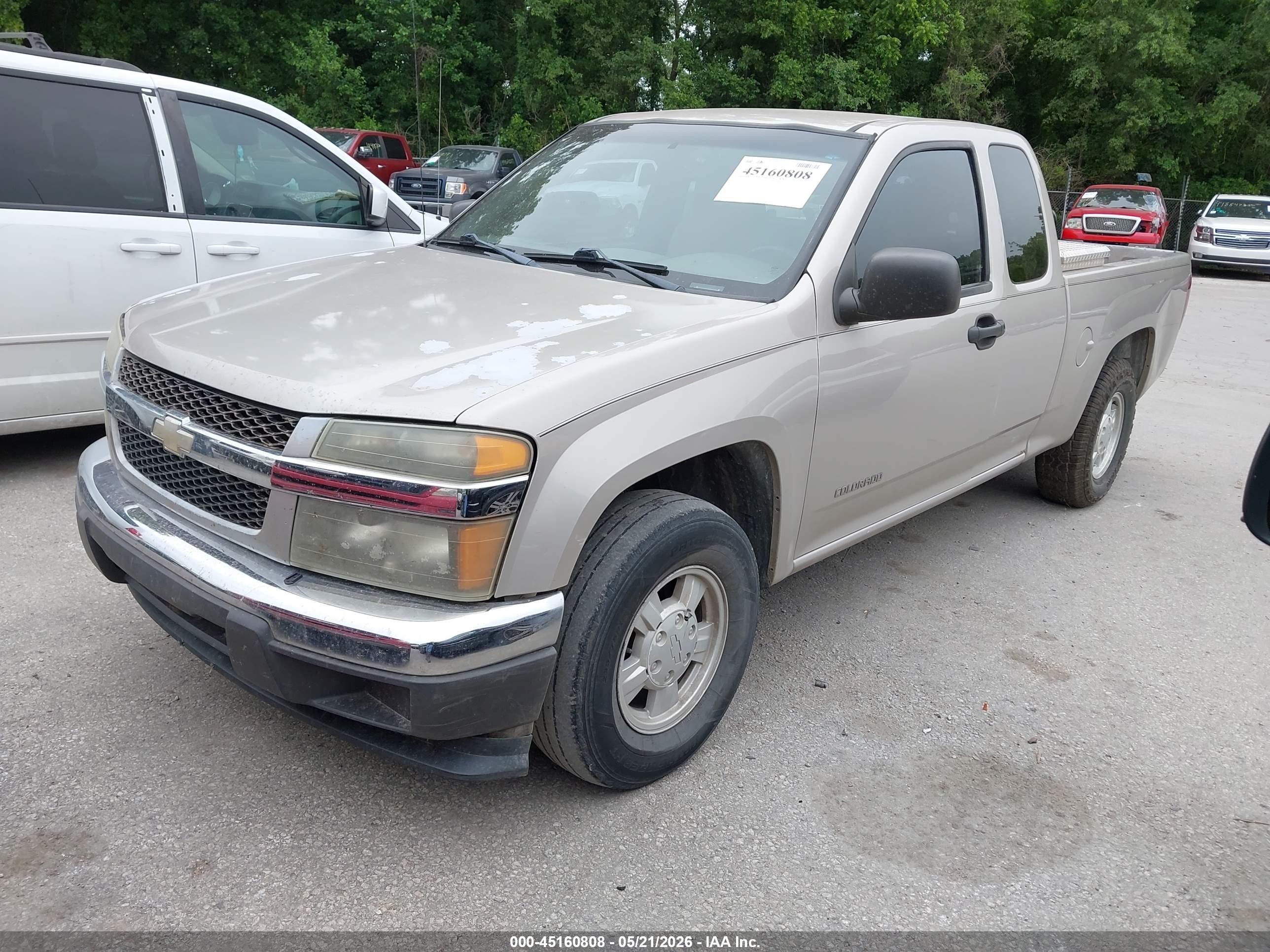2004 Chevrolet Colorado   Beige vin: 1GCCS196848171400