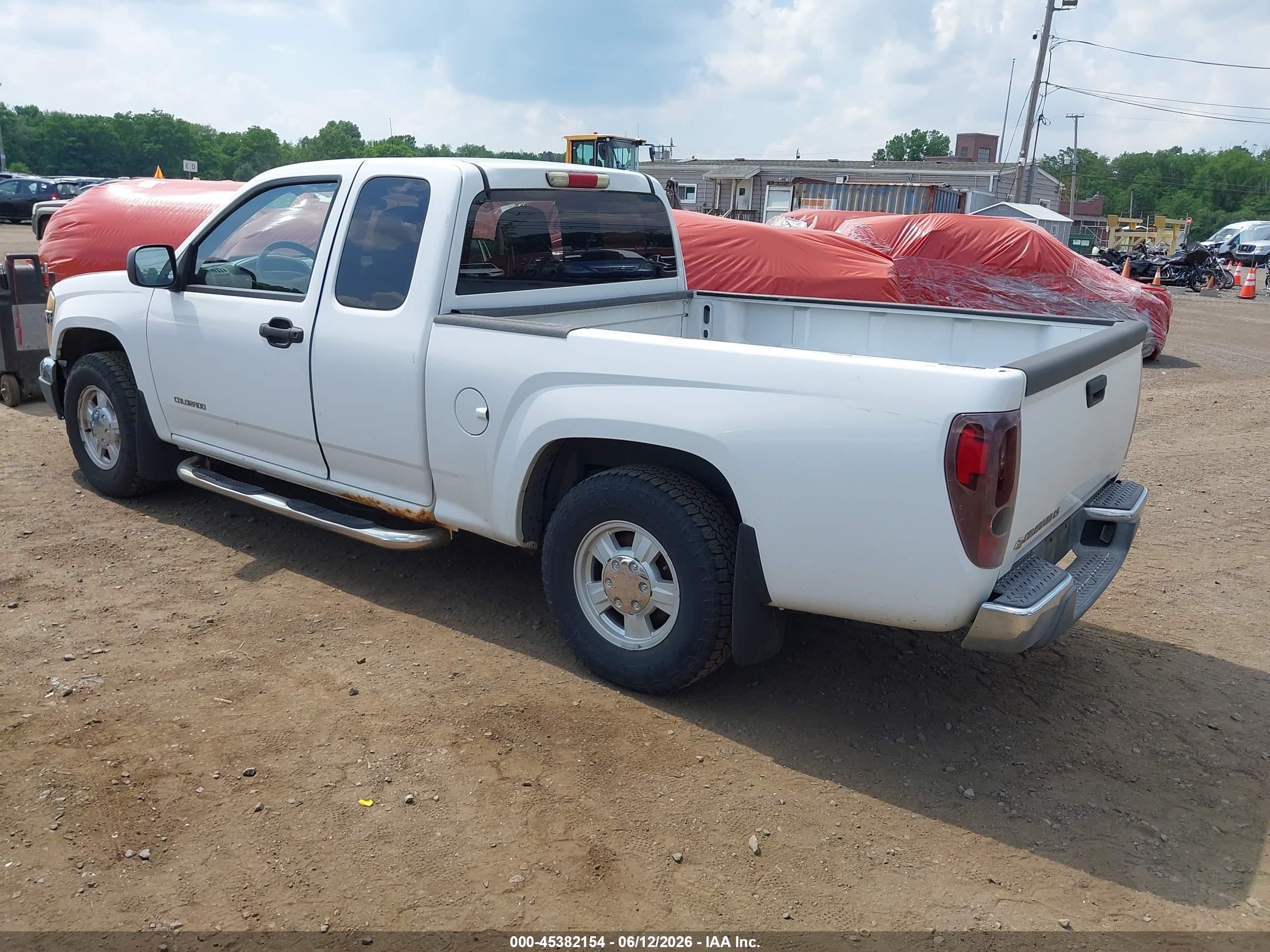 2004 Chevrolet Colorado Ls White vin: 1GCCS196848189797