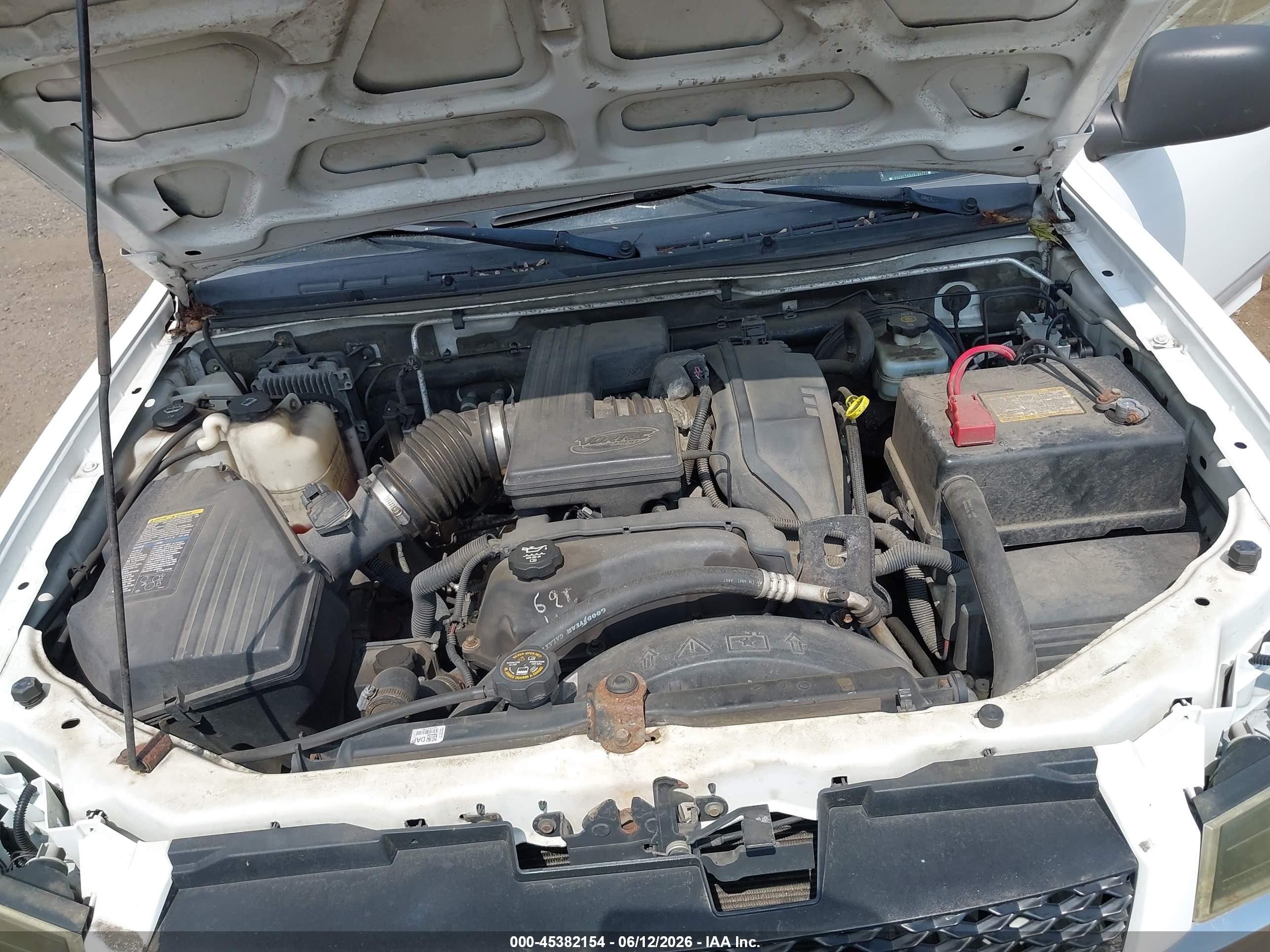 2004 Chevrolet Colorado Ls White vin: 1GCCS196848189797