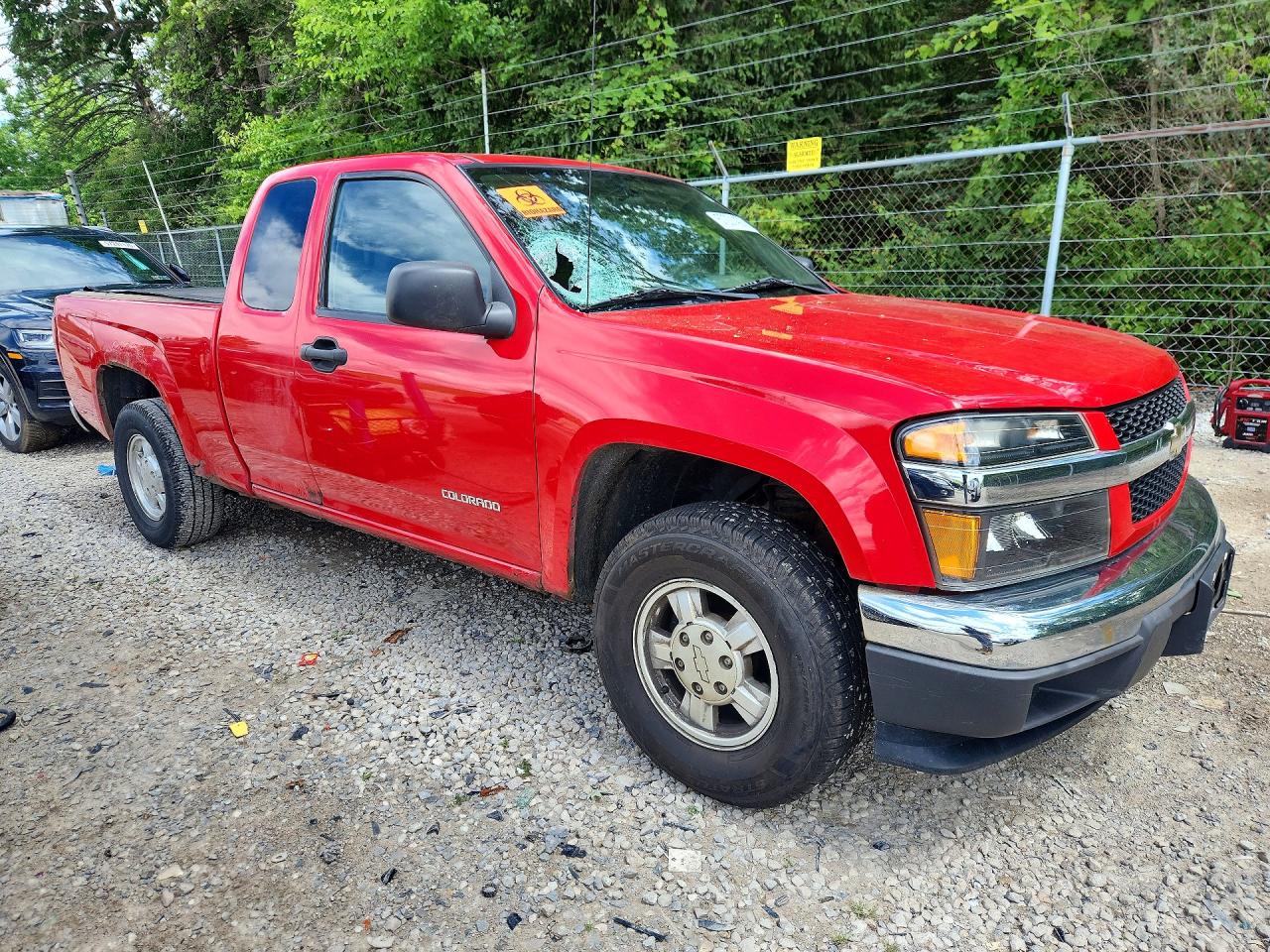 2004 Chevrolet Colorado Красный vin: 1GCCS196948192448