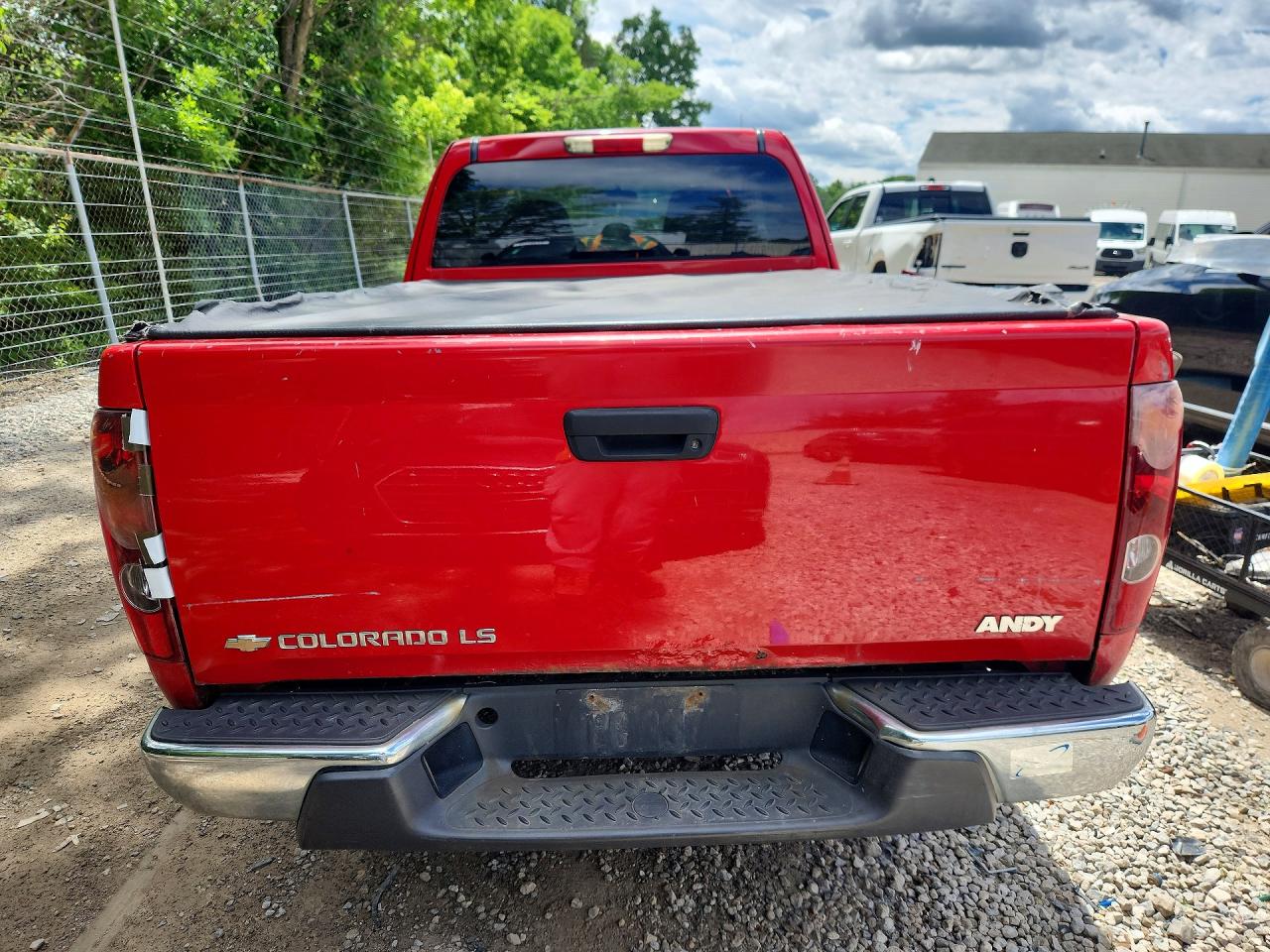 2004 Chevrolet Colorado Красный vin: 1GCCS196948192448
