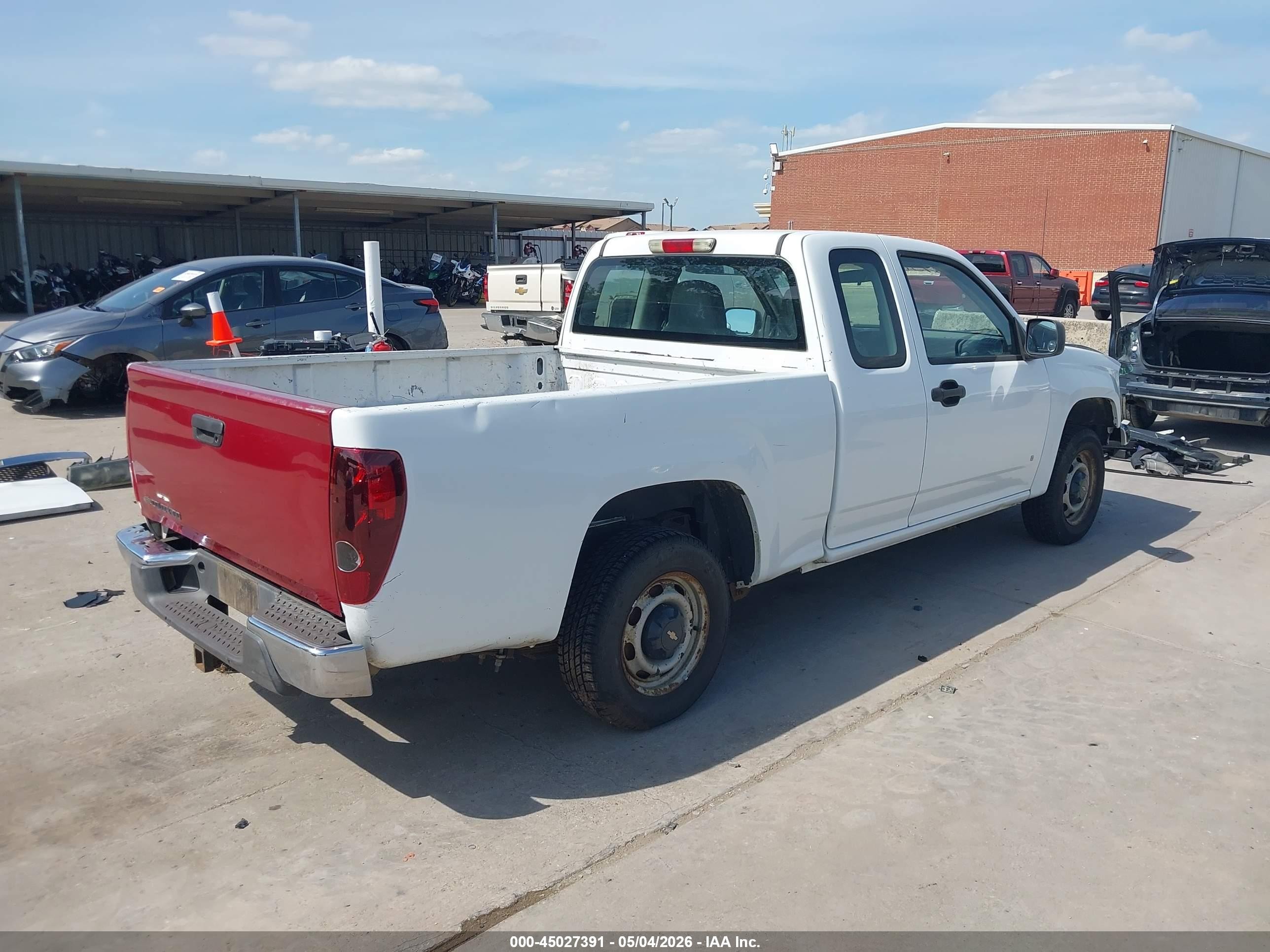 2006 Chevrolet Colorado Work Truck White vin: 1GCCS196968309996