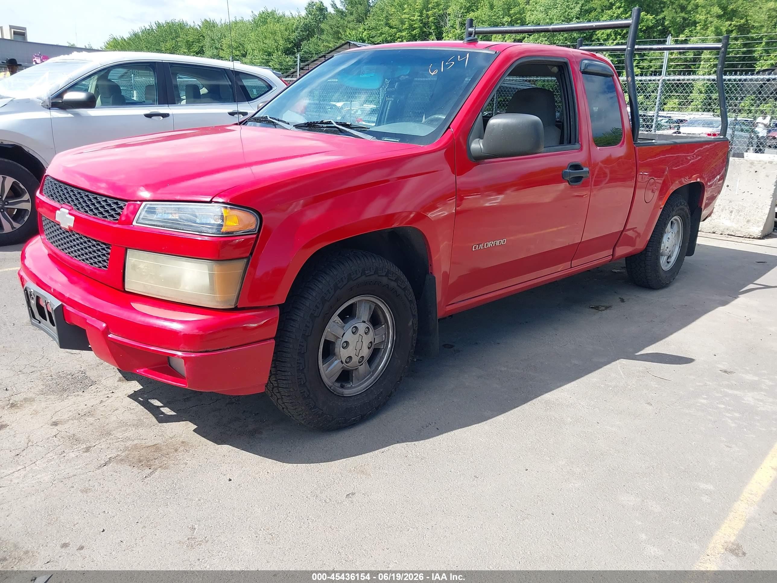 2004 Chevrolet Colorado Ls Красный vin: 1GCCS196X48100277