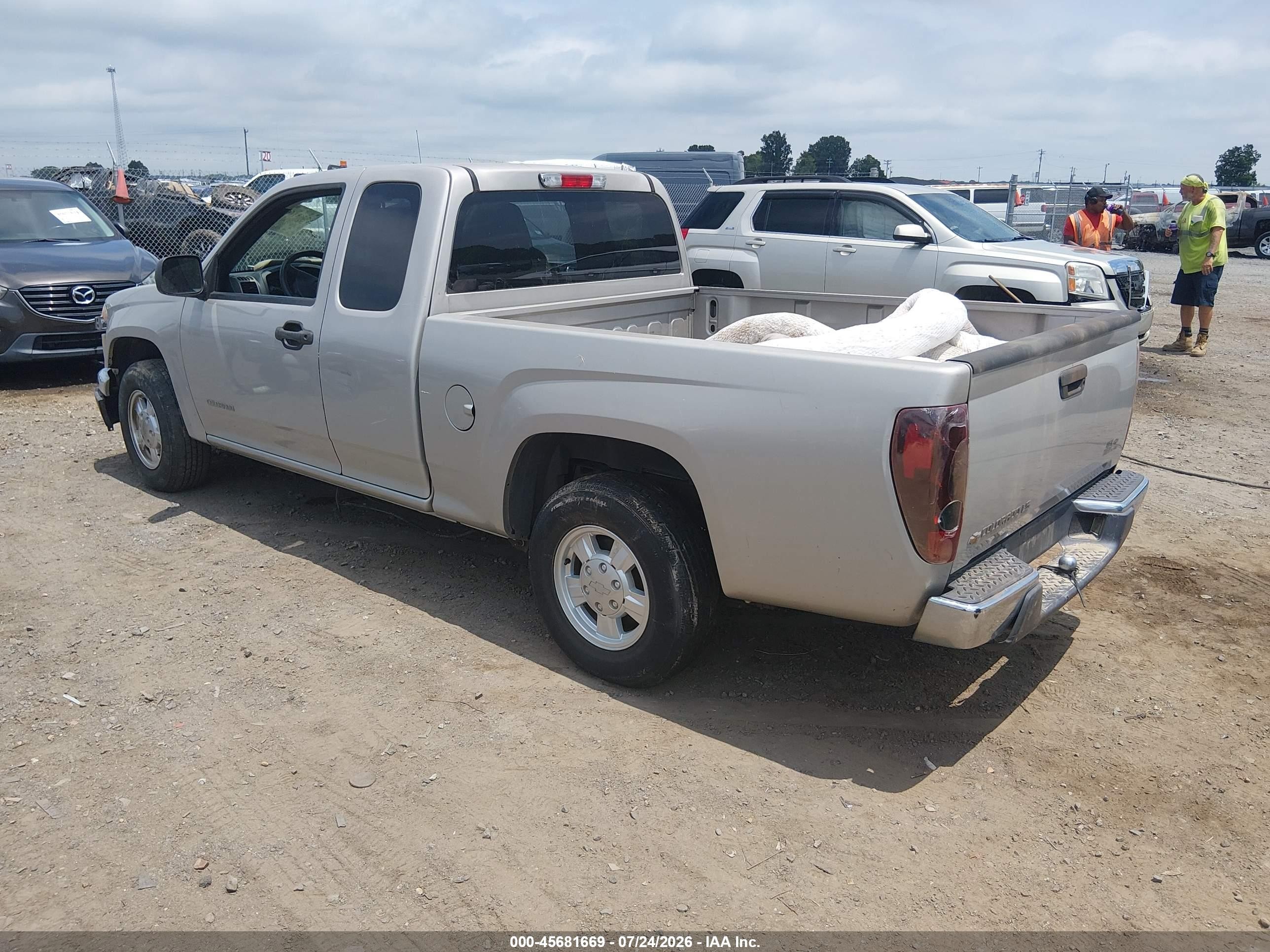 2005 Chevrolet Colorado Ls Beige vin: 1GCCS196X58118019