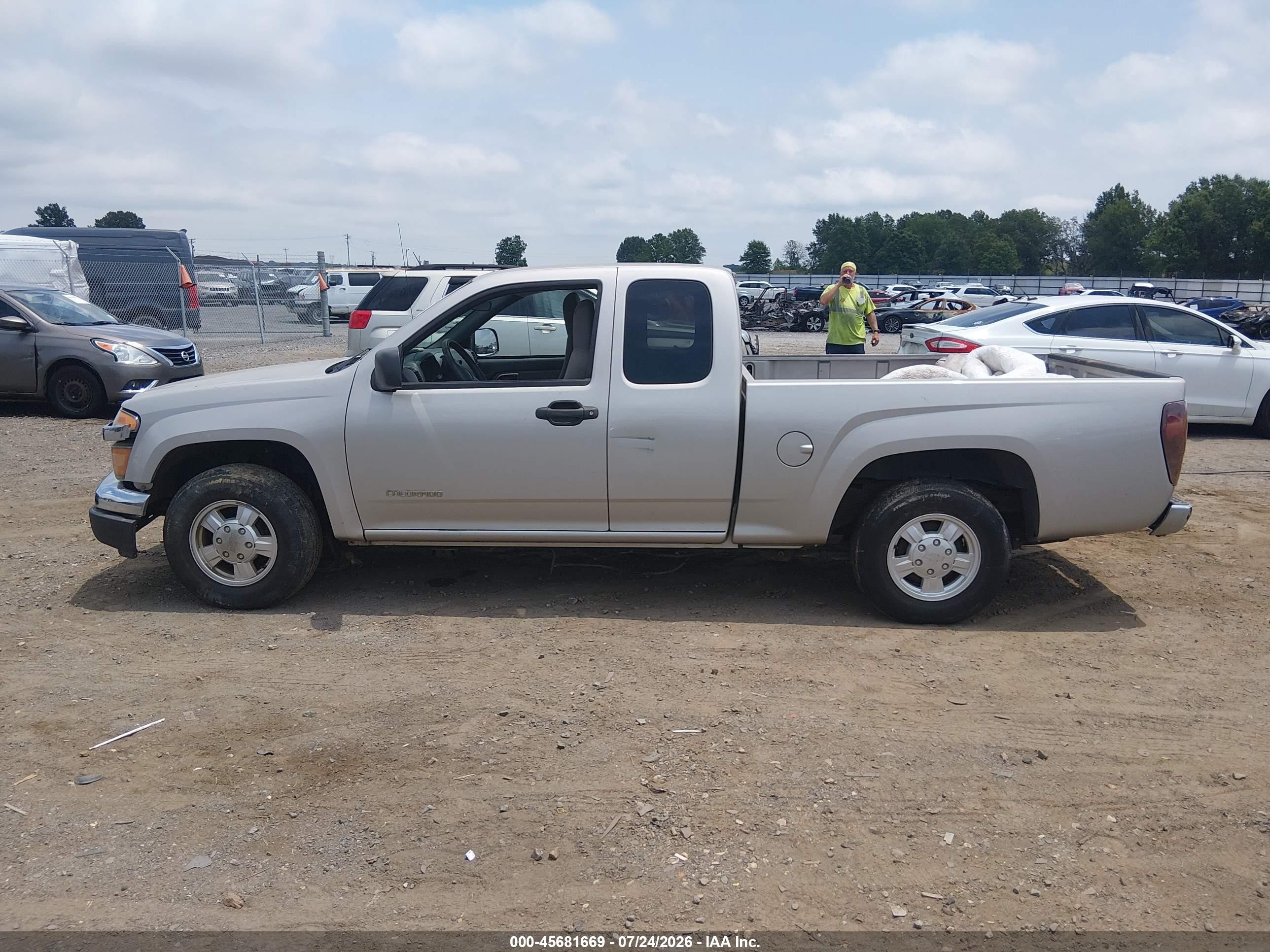 2005 Chevrolet Colorado Ls Beige vin: 1GCCS196X58118019