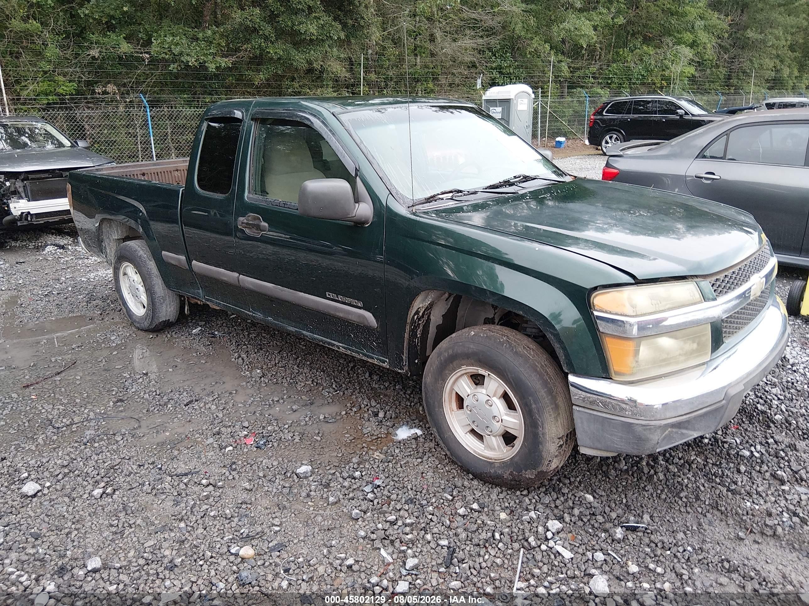2005 Chevrolet Colorado Ls Green vin: 1GCCS198058205509