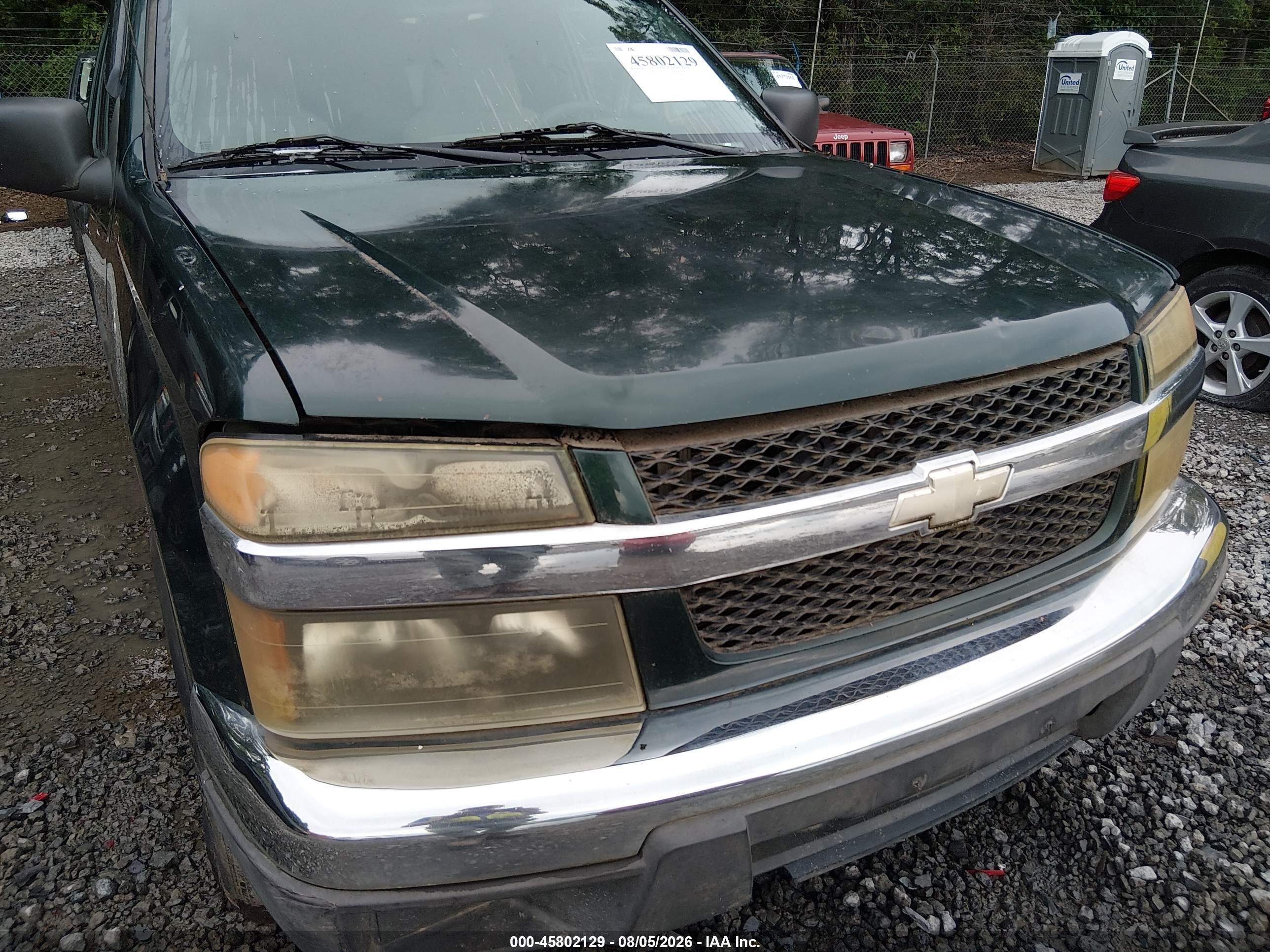 2005 Chevrolet Colorado Ls Green vin: 1GCCS198058205509