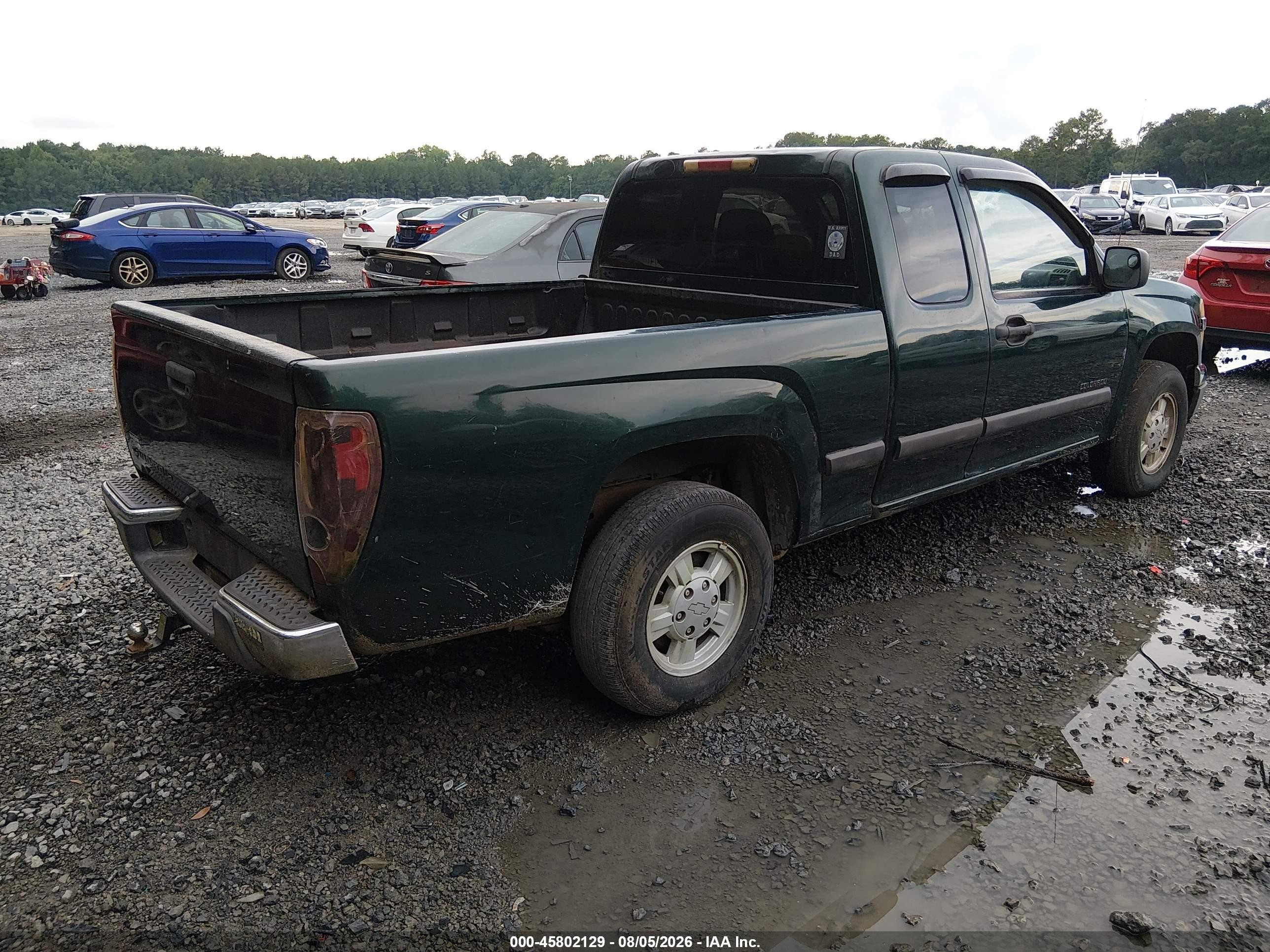 2005 Chevrolet Colorado Ls Green vin: 1GCCS198058205509