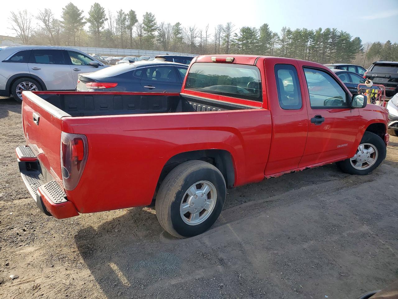 2005 Chevrolet Colorado Red vin: 1GCCS198158260602