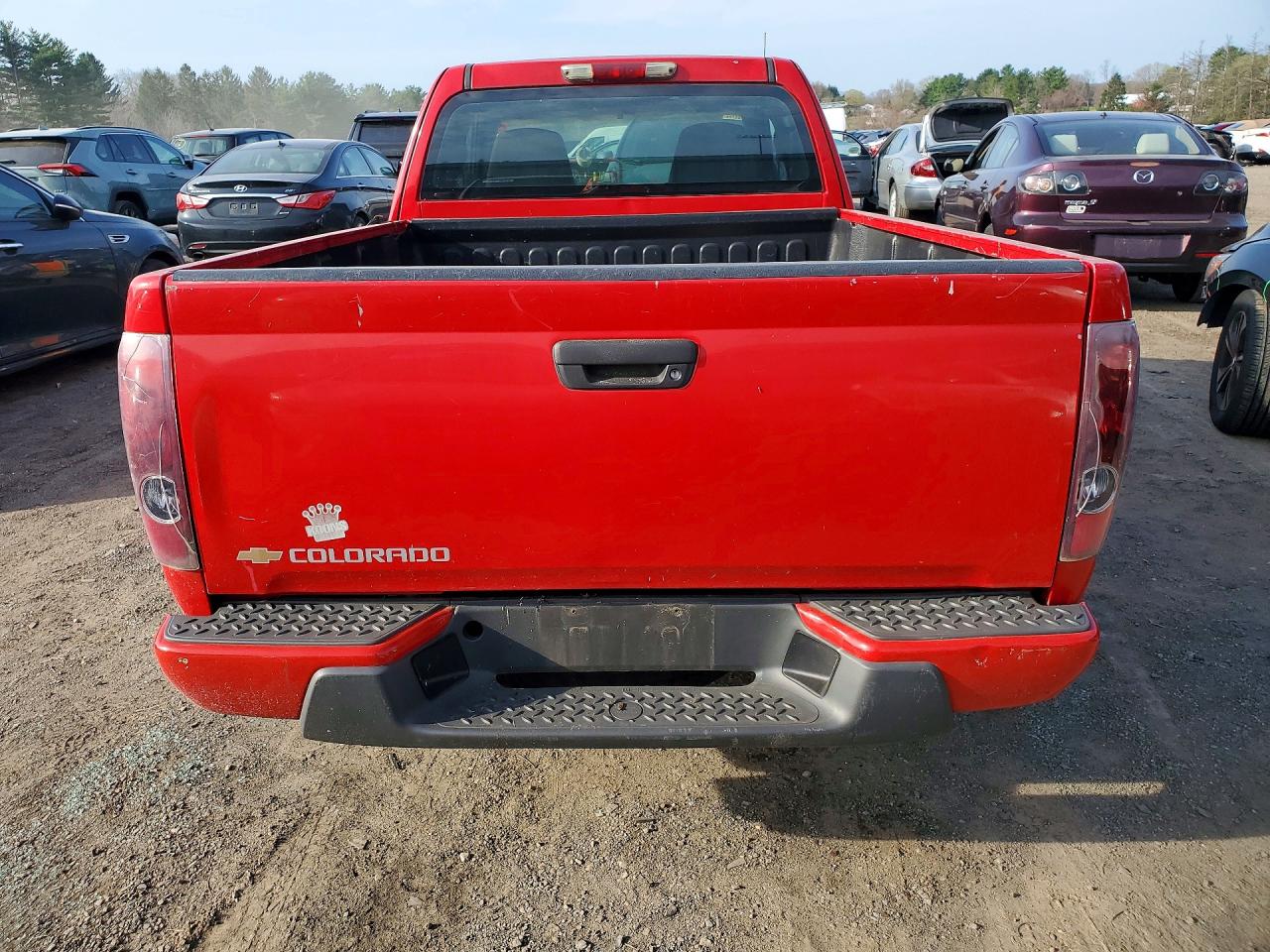 2005 Chevrolet Colorado Red vin: 1GCCS198158260602