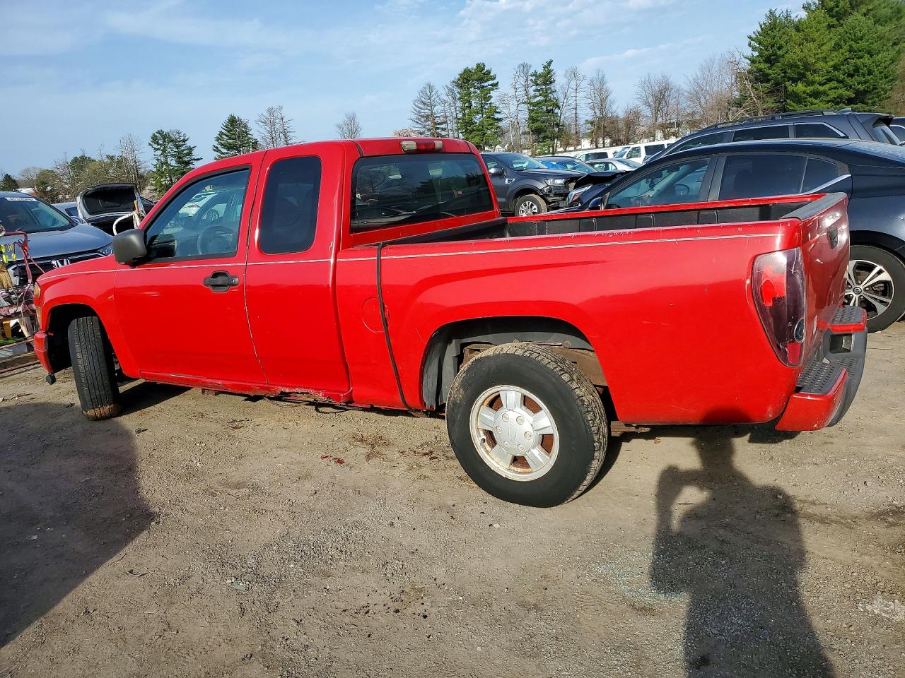 2005 Chevrolet Colorado Red vin: 1GCCS198158260602