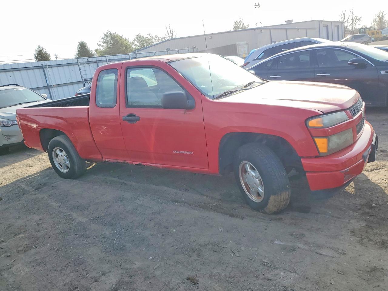 2005 Chevrolet Colorado Red vin: 1GCCS198158260602
