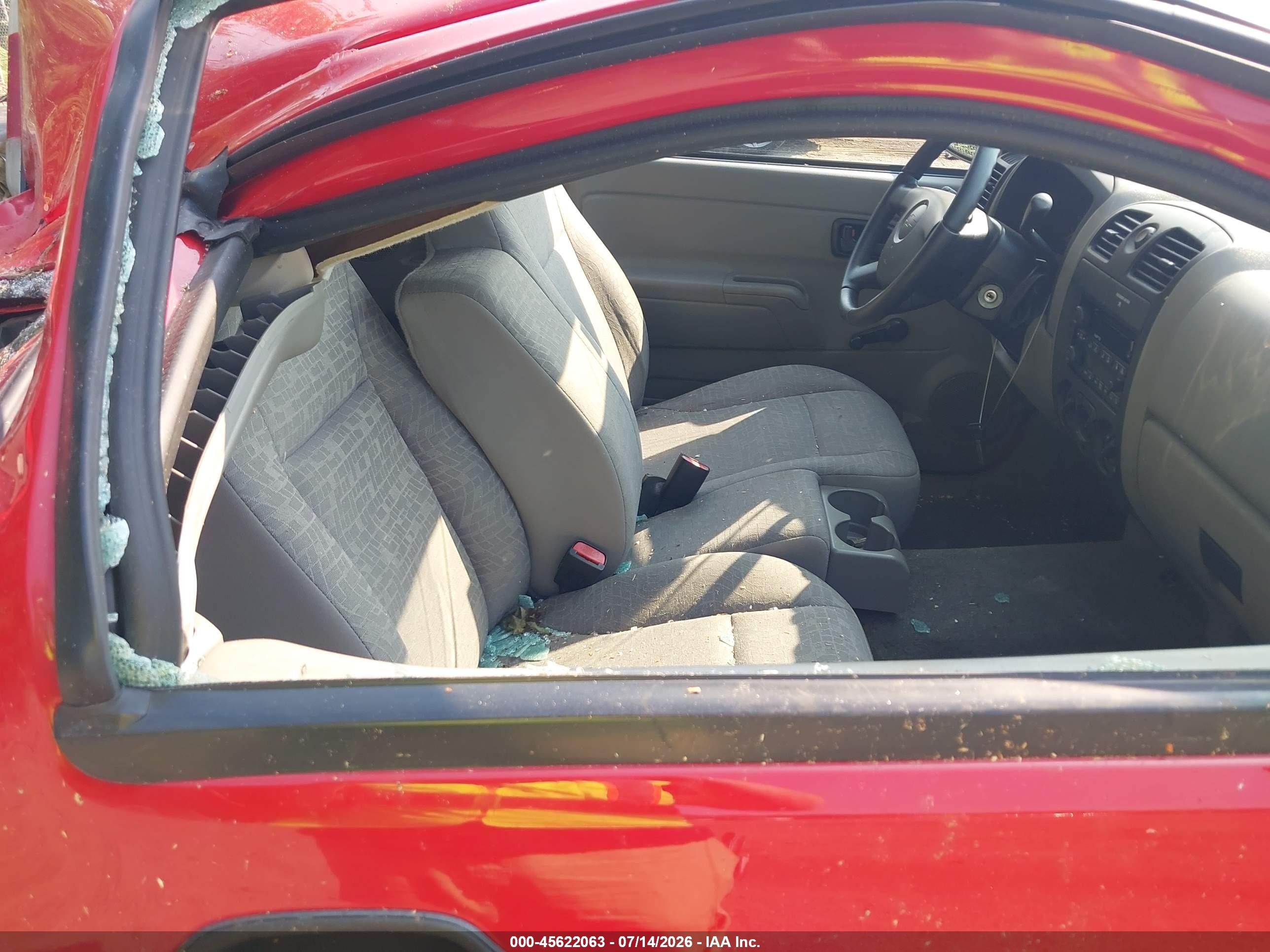 2006 Chevrolet Colorado Ls Red vin: 1GCCS198168258026