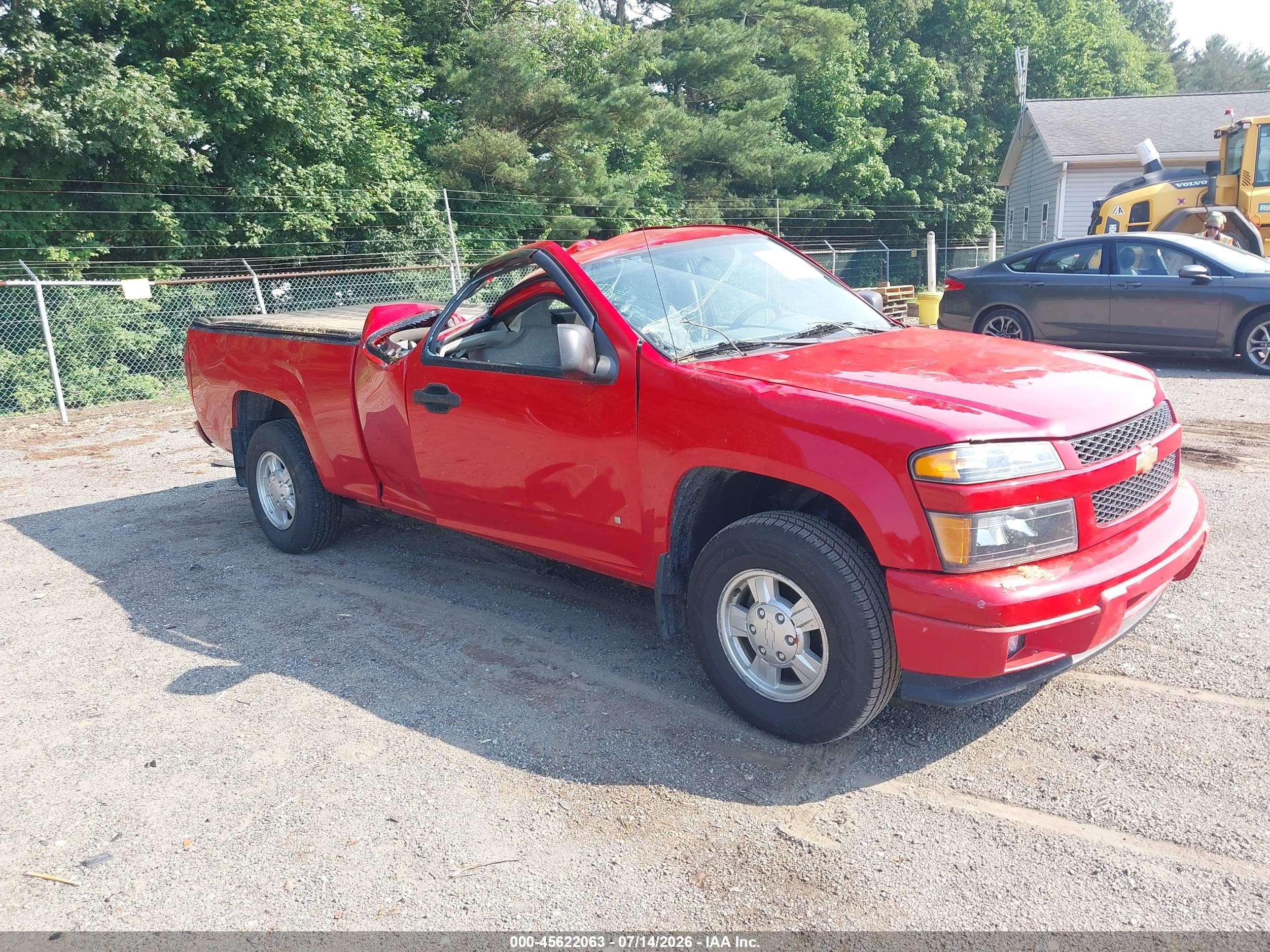 2006 Chevrolet Colorado Ls Red vin: 1GCCS198168258026