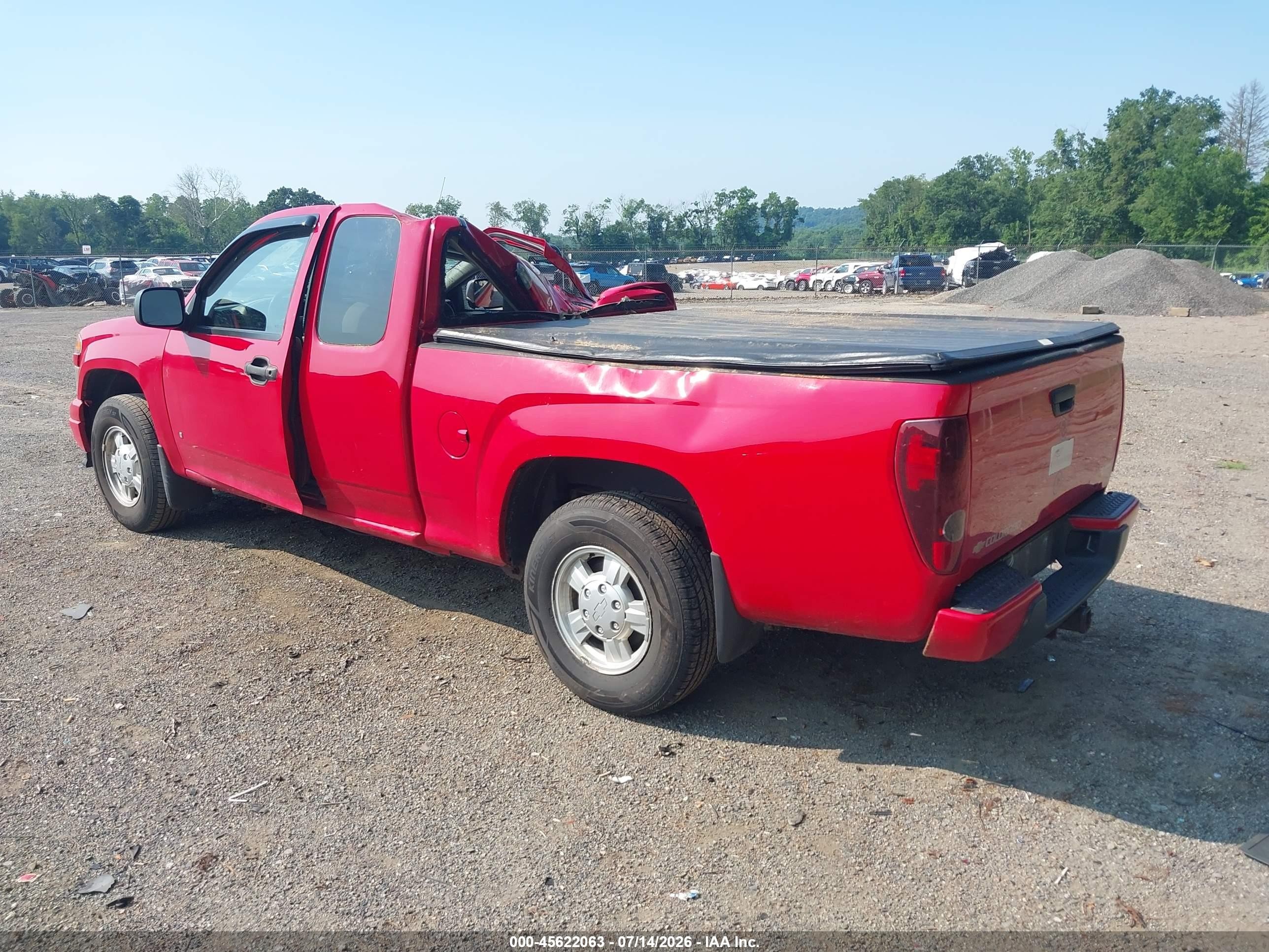 2006 Chevrolet Colorado Ls Red vin: 1GCCS198168258026