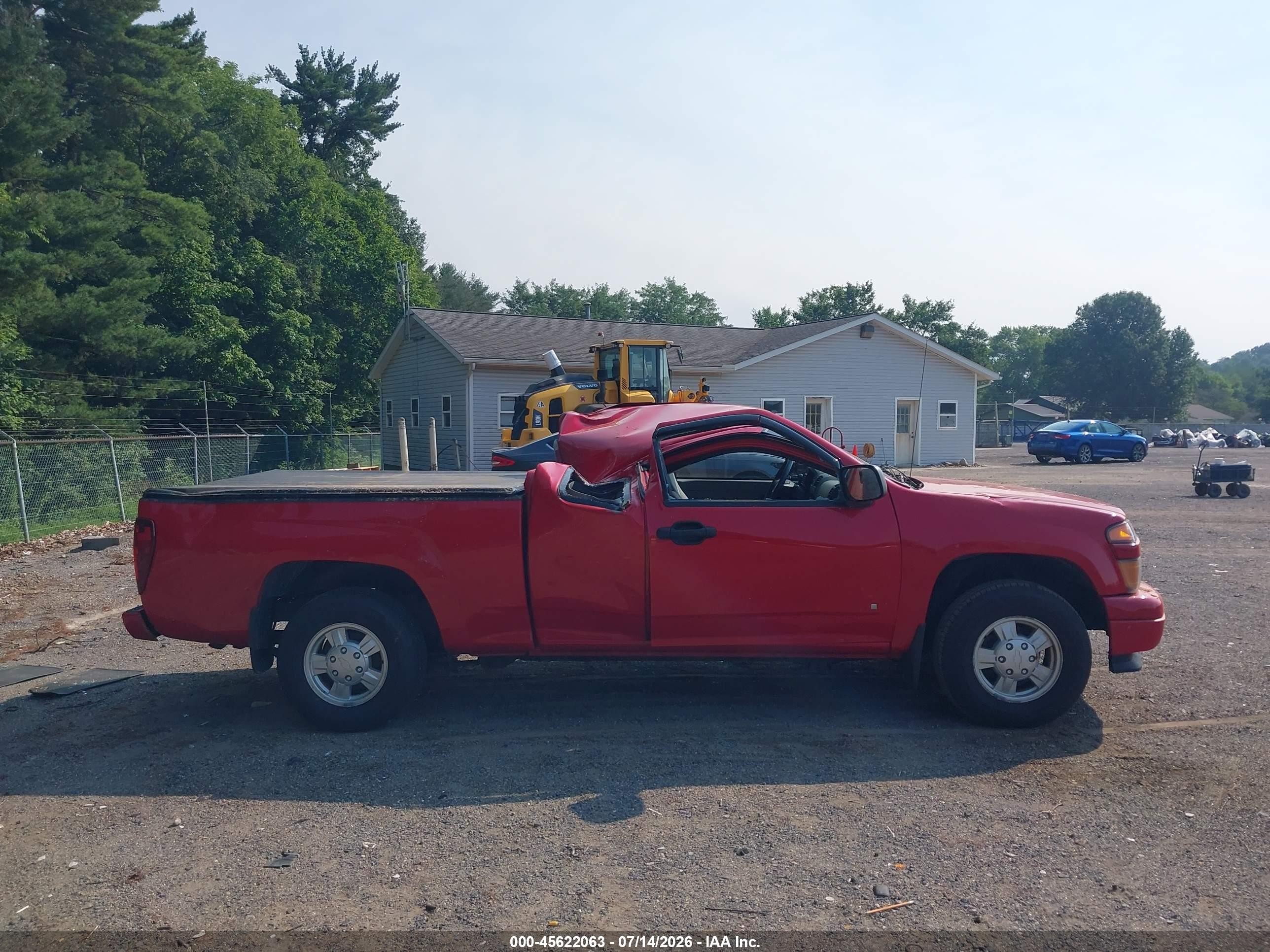 2006 Chevrolet Colorado Ls Red vin: 1GCCS198168258026