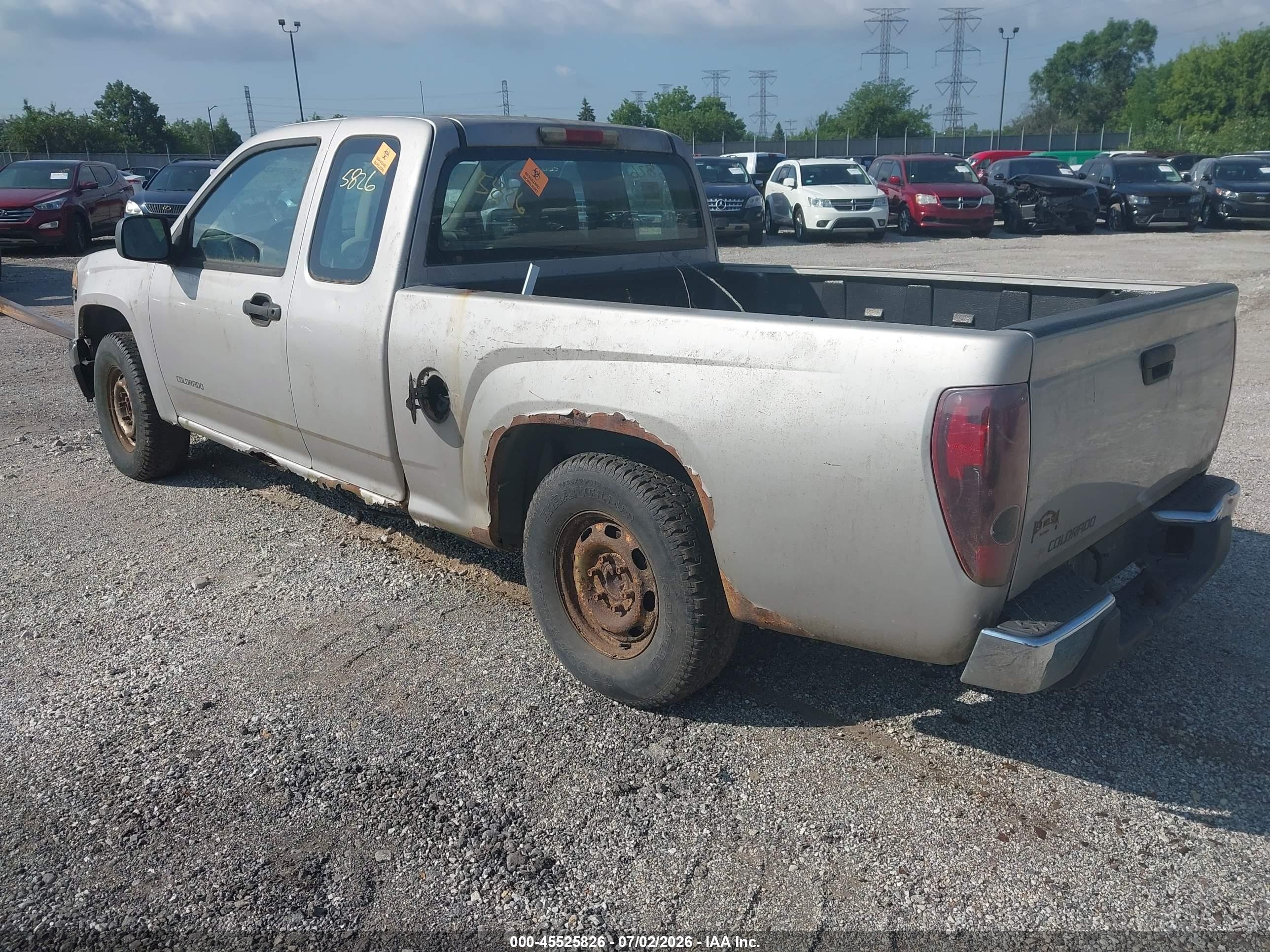 2005 Chevrolet Colorado   Tan vin: 1GCCS198358240349