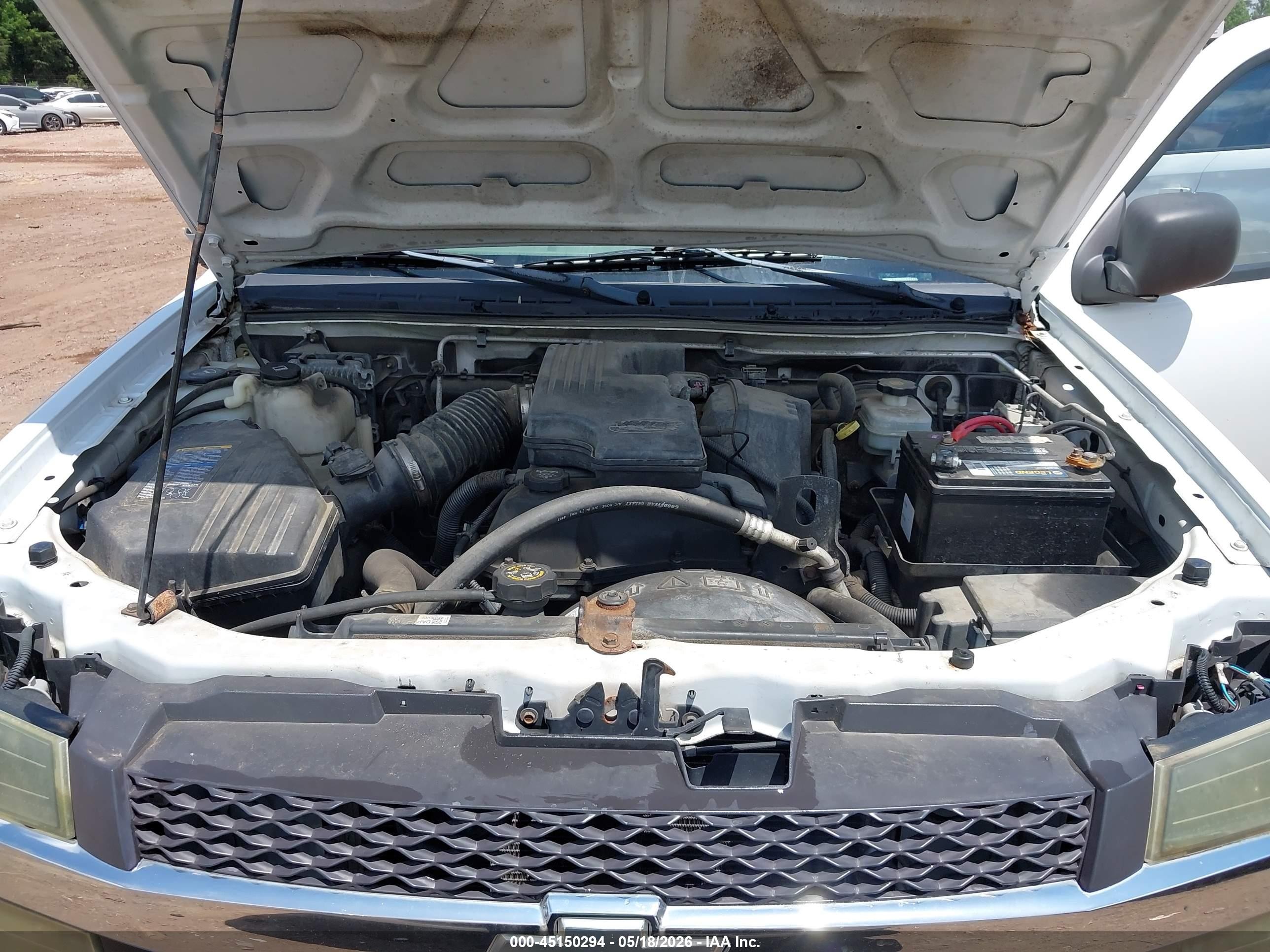 2004 Chevrolet Colorado   White vin: 1GCCS198448145362