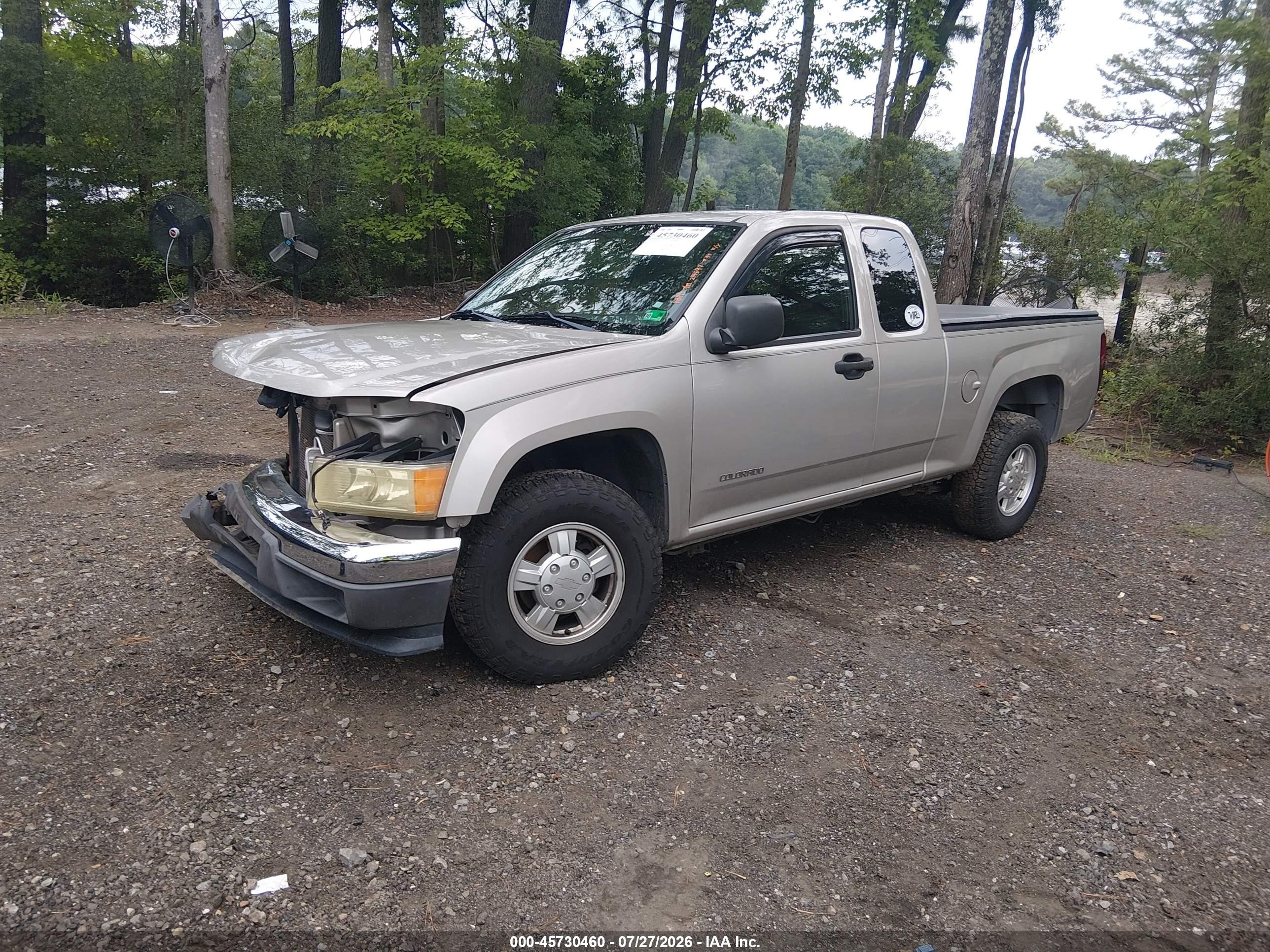 2005 Chevrolet Colorado Ls Серебряный vin: 1GCCS198458152362