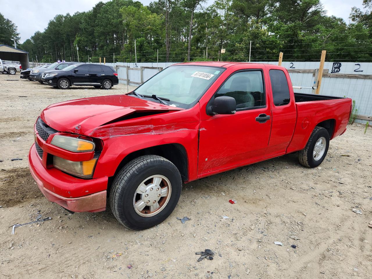 2006 Chevrolet Colorado Red vin: 1GCCS198468222170