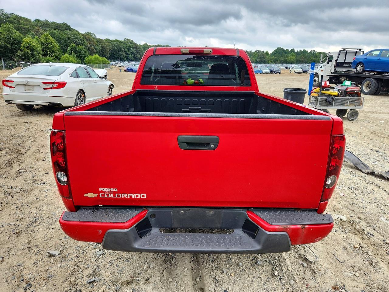 2006 Chevrolet Colorado Red vin: 1GCCS198468222170