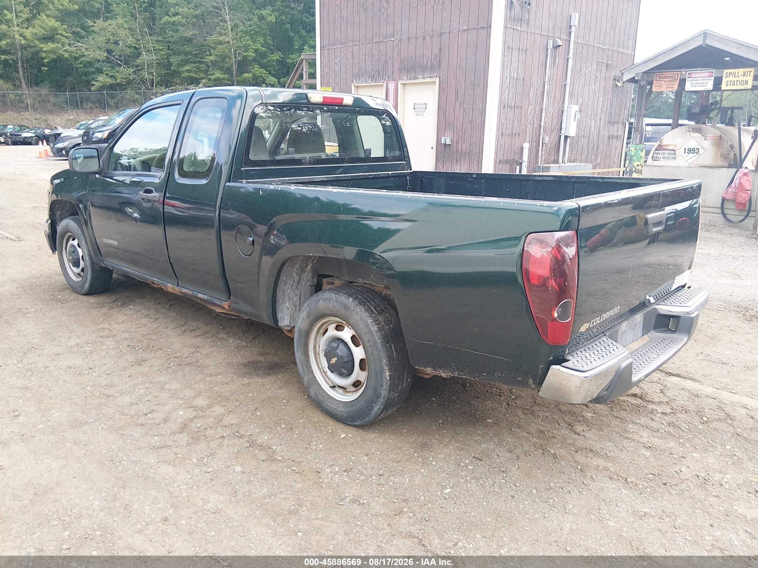 2004 Chevrolet Colorado   Green vin: 1GCCS198548134452
