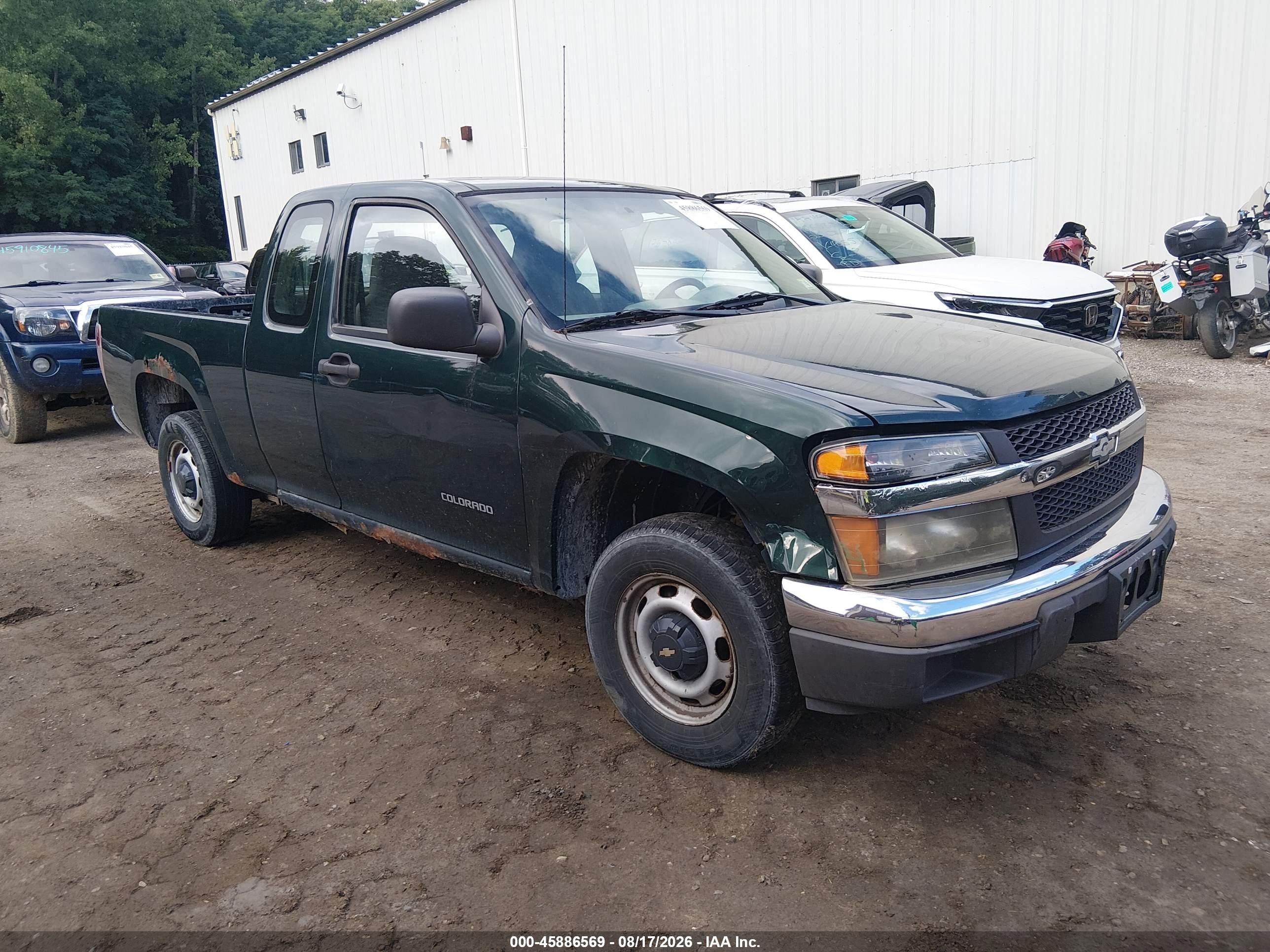 2004 Chevrolet Colorado   Green vin: 1GCCS198548134452