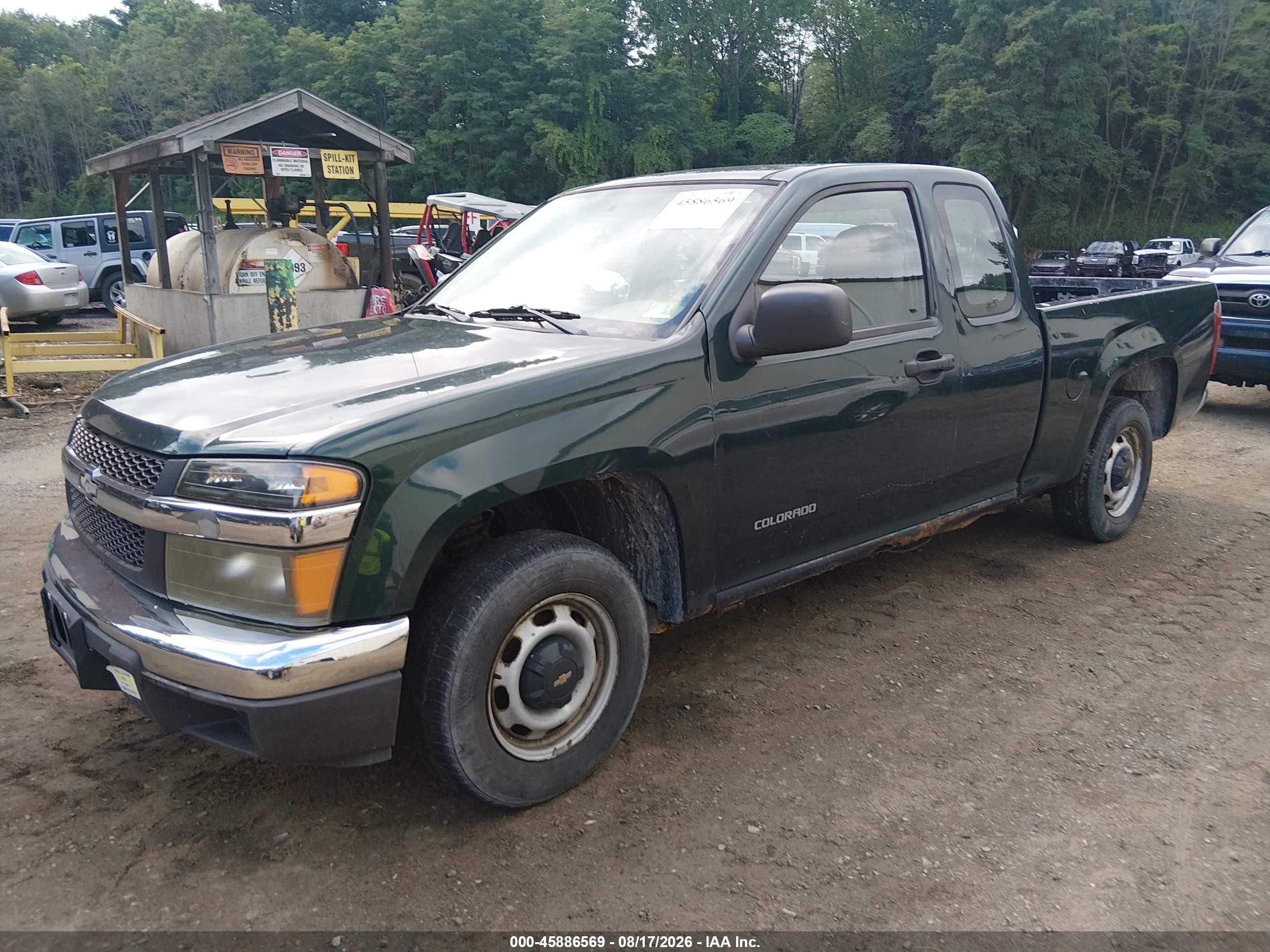 2004 Chevrolet Colorado   Green vin: 1GCCS198548134452