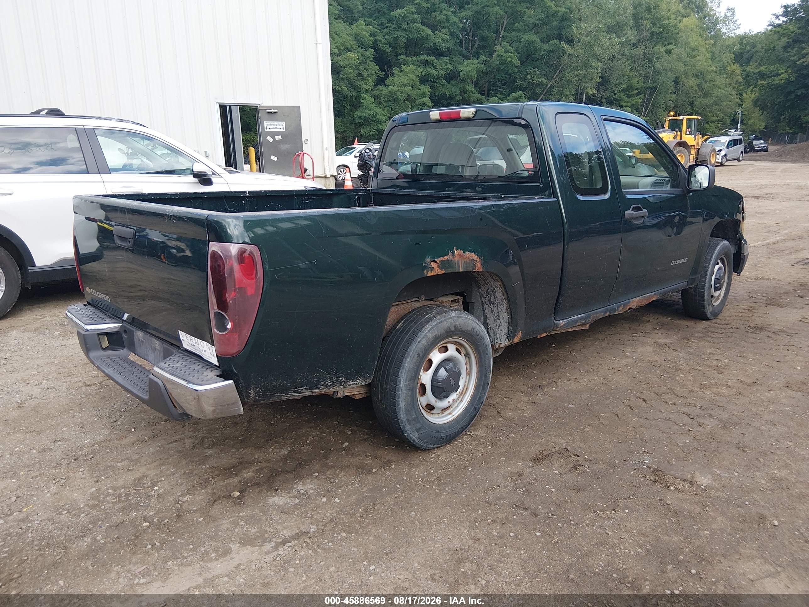 2004 Chevrolet Colorado   Green vin: 1GCCS198548134452