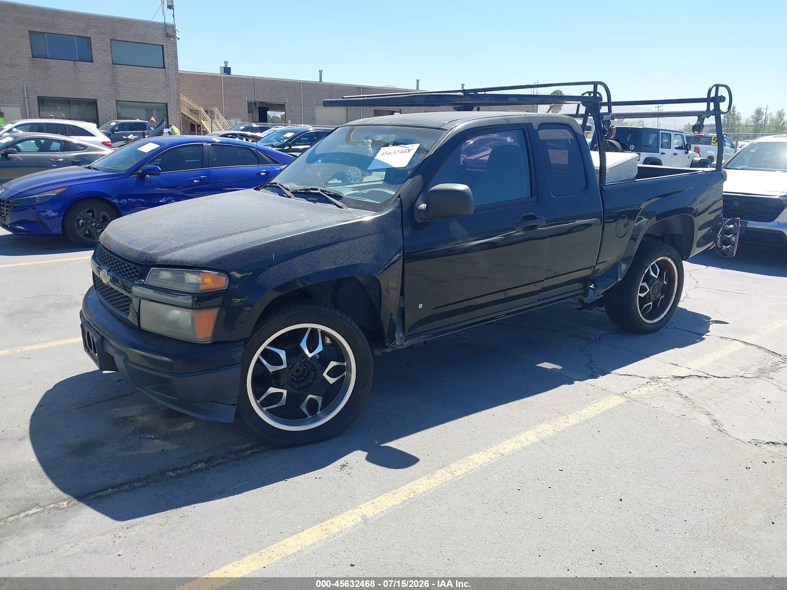 2006 Chevrolet Colorado Ls Black vin: 1GCCS198568314730