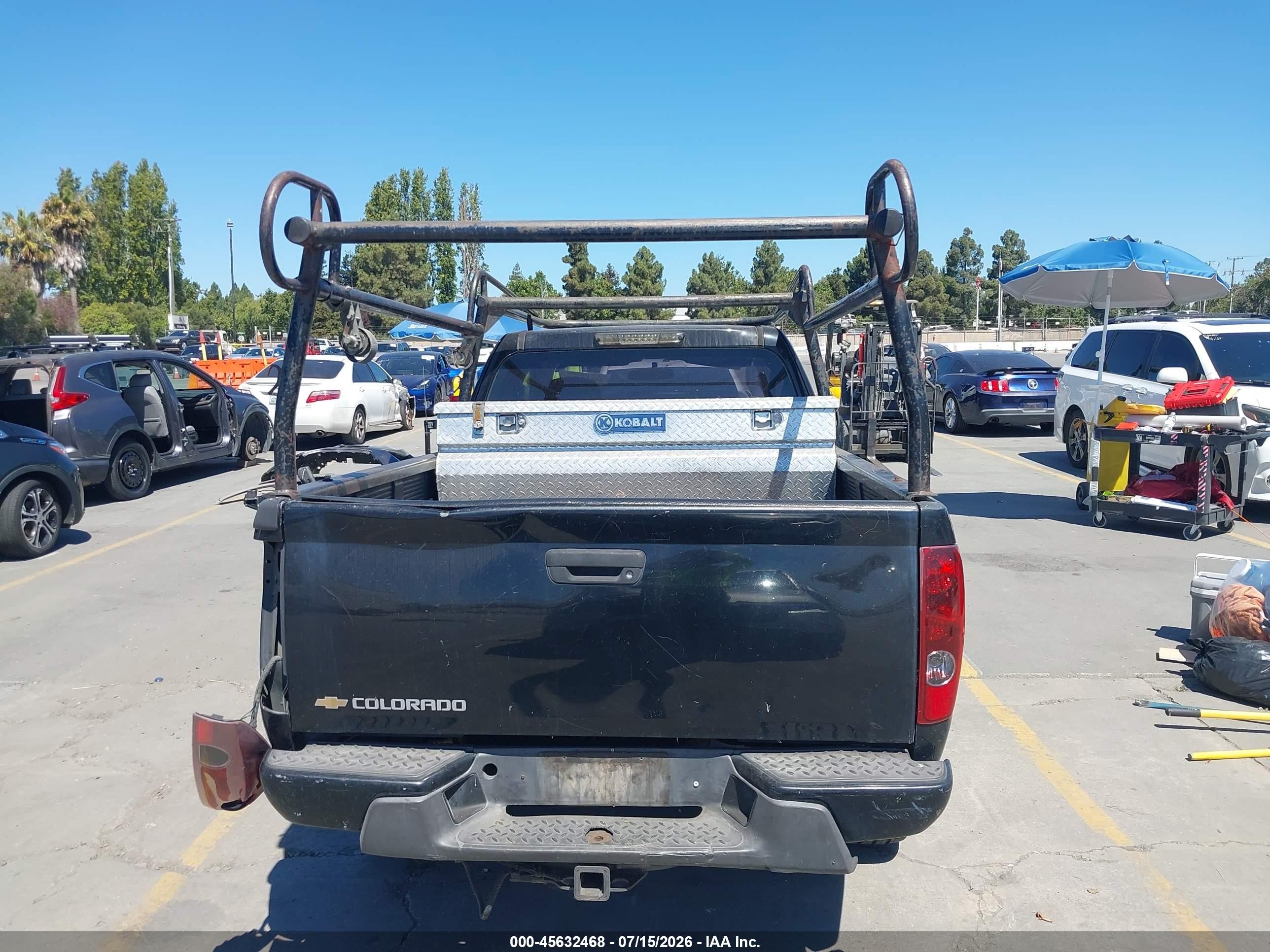 2006 Chevrolet Colorado Ls Black vin: 1GCCS198568314730