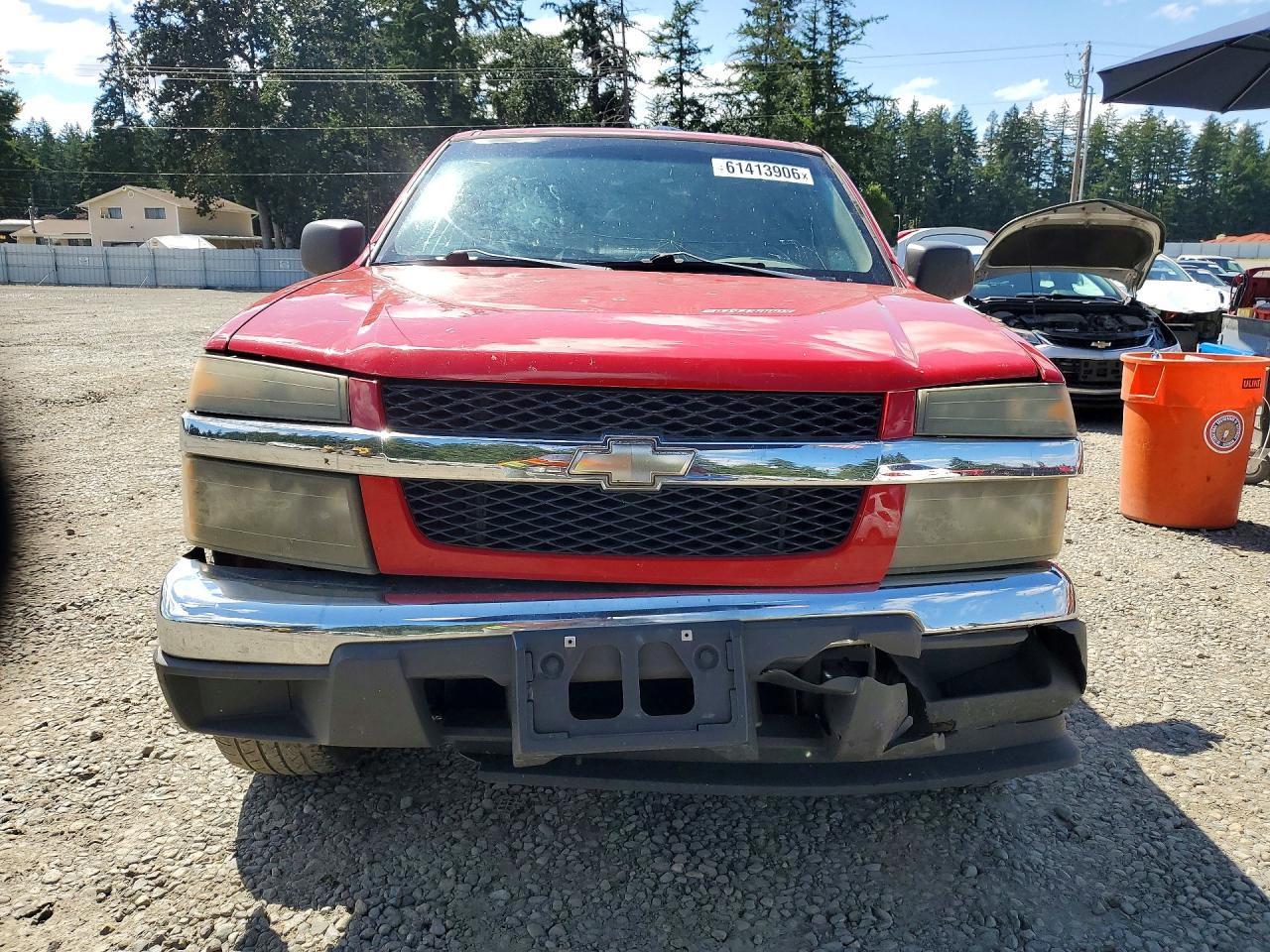 2005 Chevrolet Colorado Red vin: 1GCCS198758157054