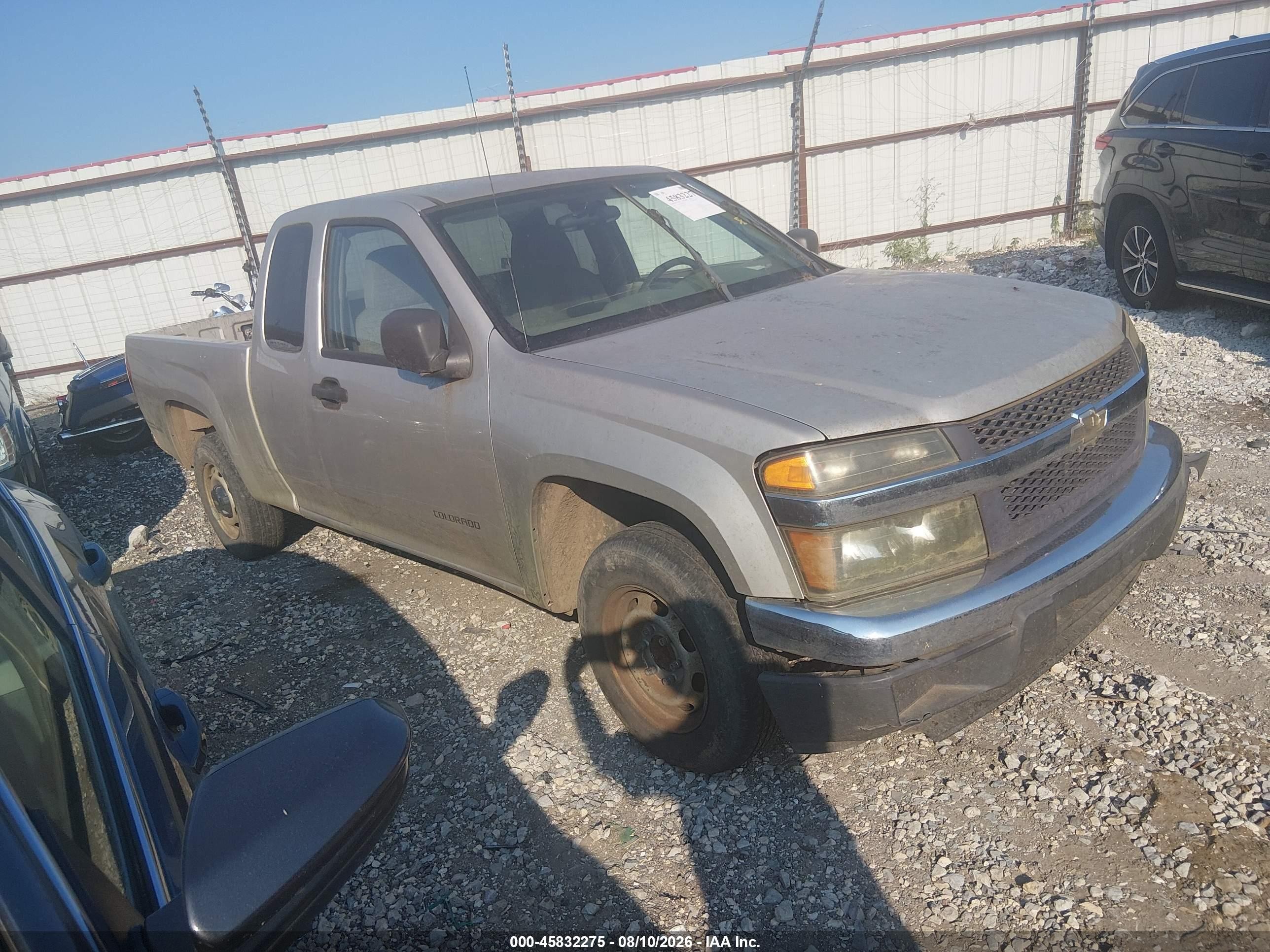 2005 Chevrolet Colorado   Silver vin: 1GCCS198758272236