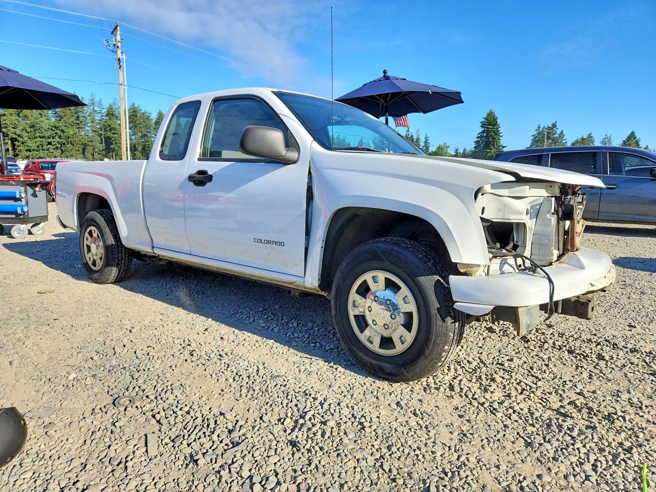 2005 Chevrolet Colorado Белый vin: 1GCCS198758275766