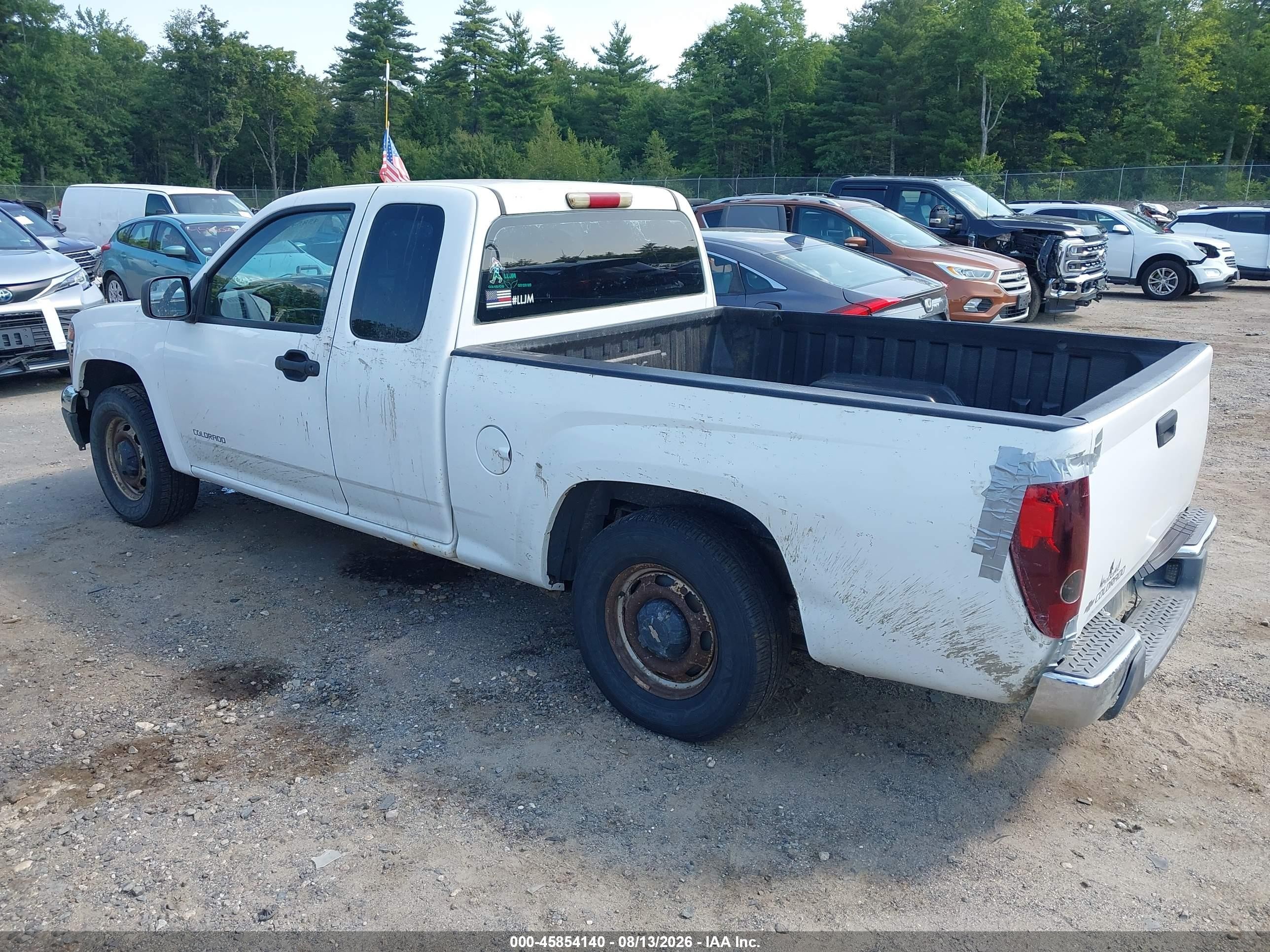 2005 Chevrolet Colorado   Белый vin: 1GCCS198858209579