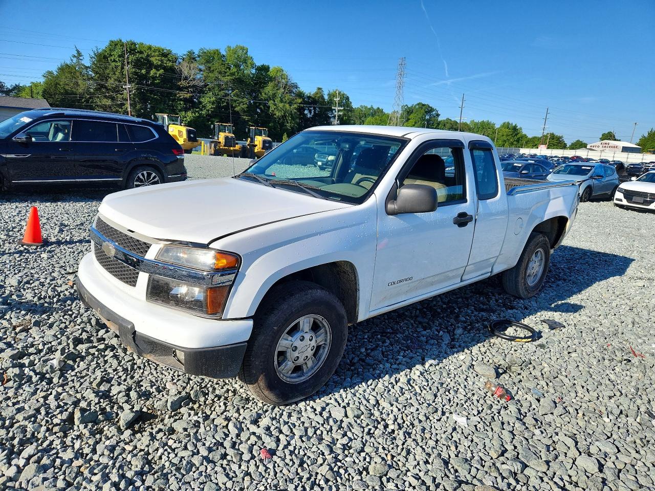 2005 Chevrolet Colorado White vin: 1GCCS198958196566