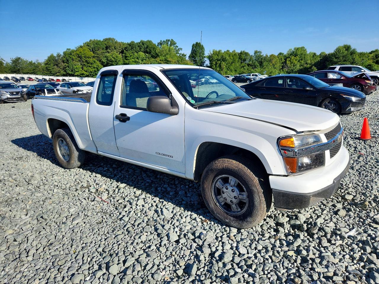 2005 Chevrolet Colorado White vin: 1GCCS198958196566