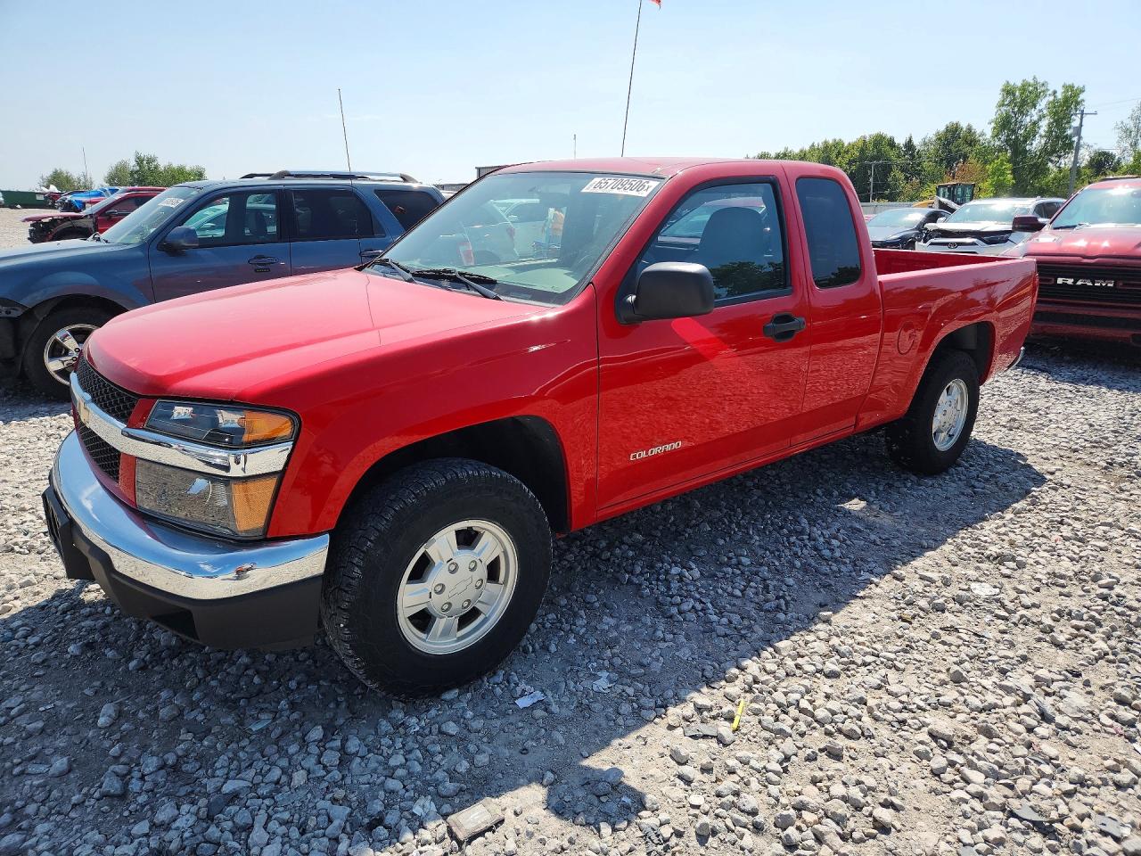 2005 Chevrolet Colorado Красный vin: 1GCCS198X58148610