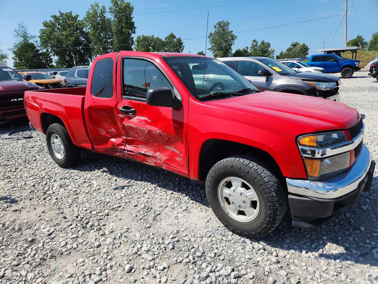 2005 Chevrolet Colorado Красный vin: 1GCCS198X58148610