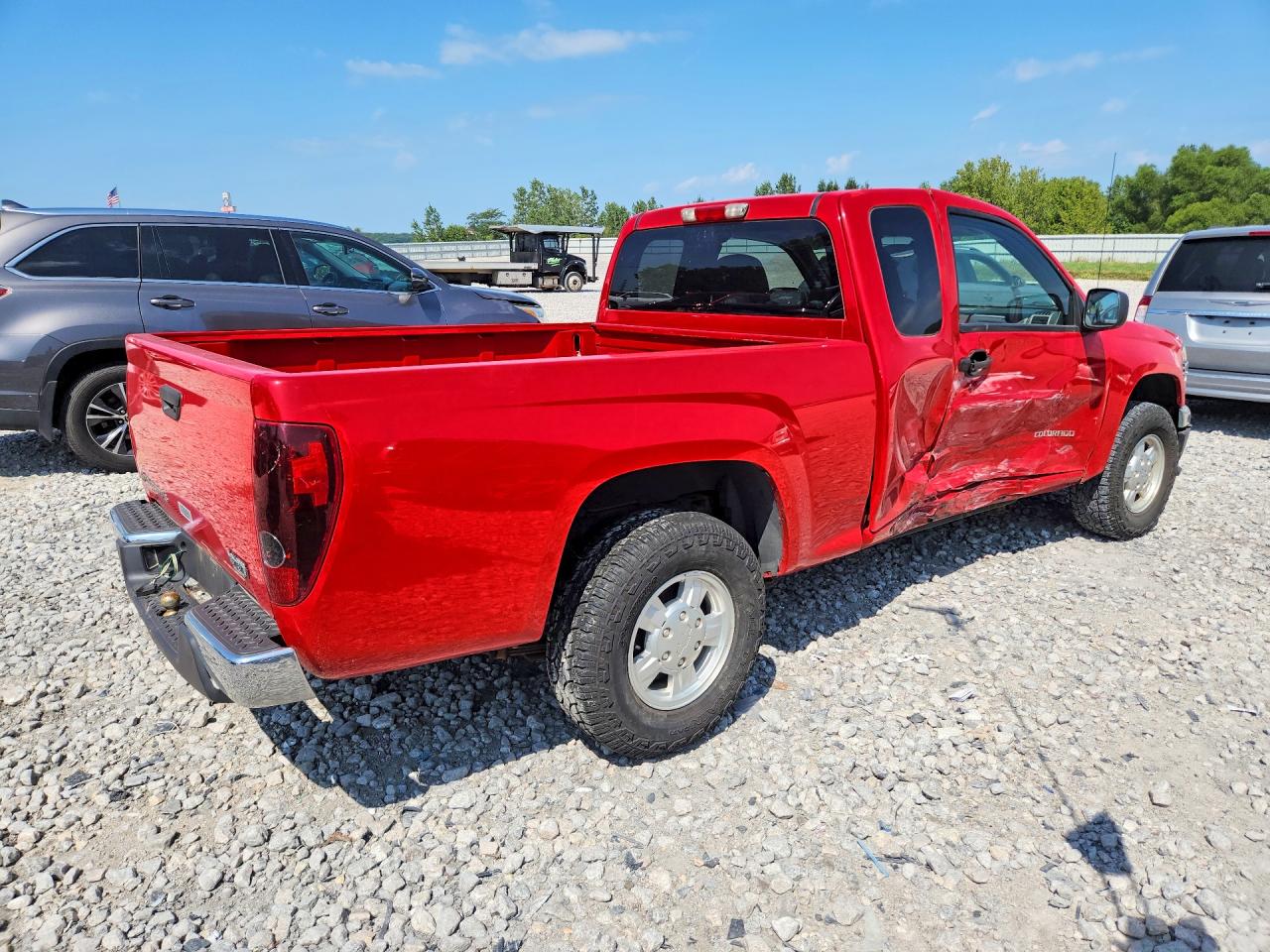 2005 Chevrolet Colorado Красный vin: 1GCCS198X58148610