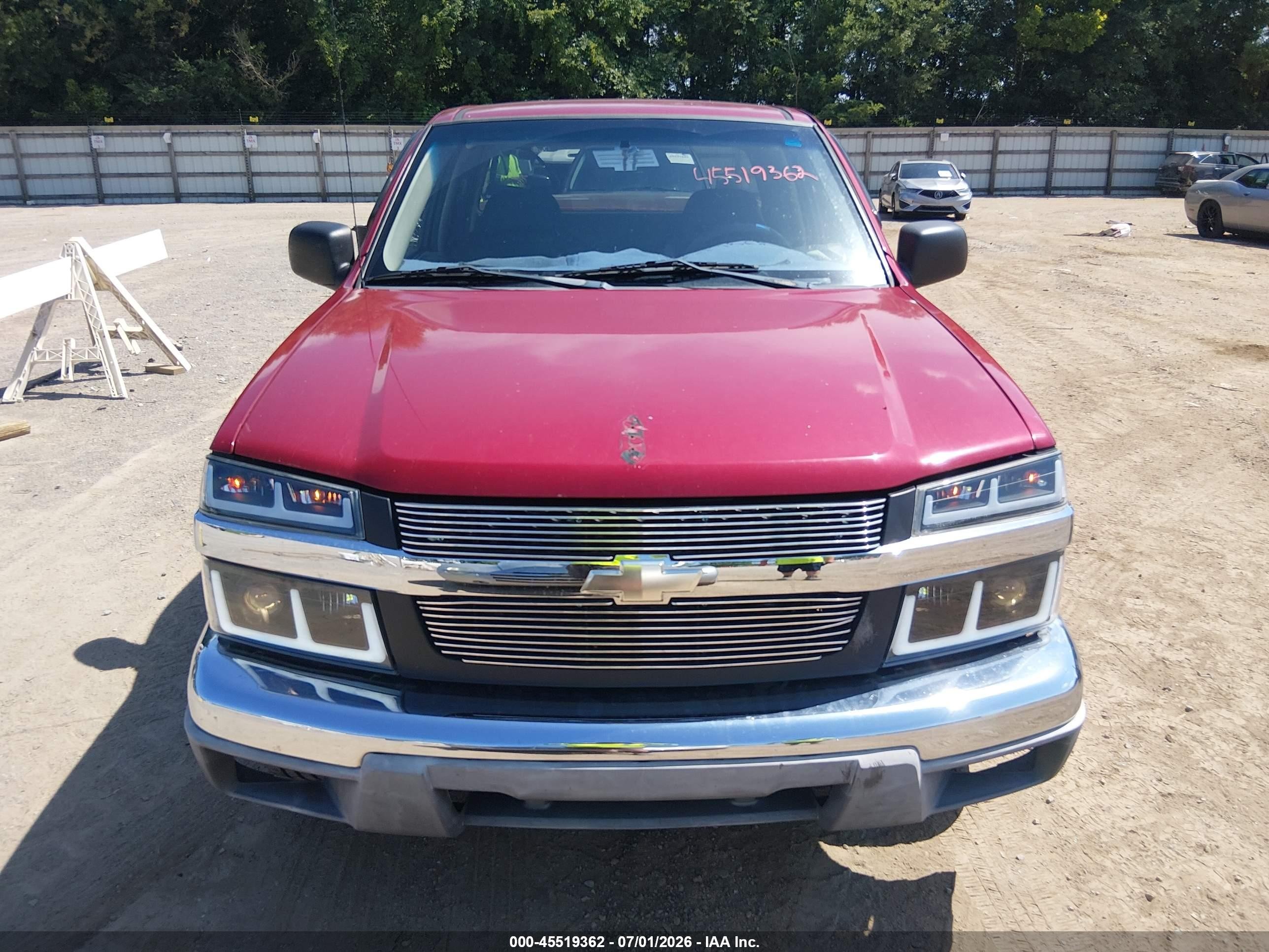 2006 Chevrolet Colorado Ls Красный vin: 1GCCS198X68202165