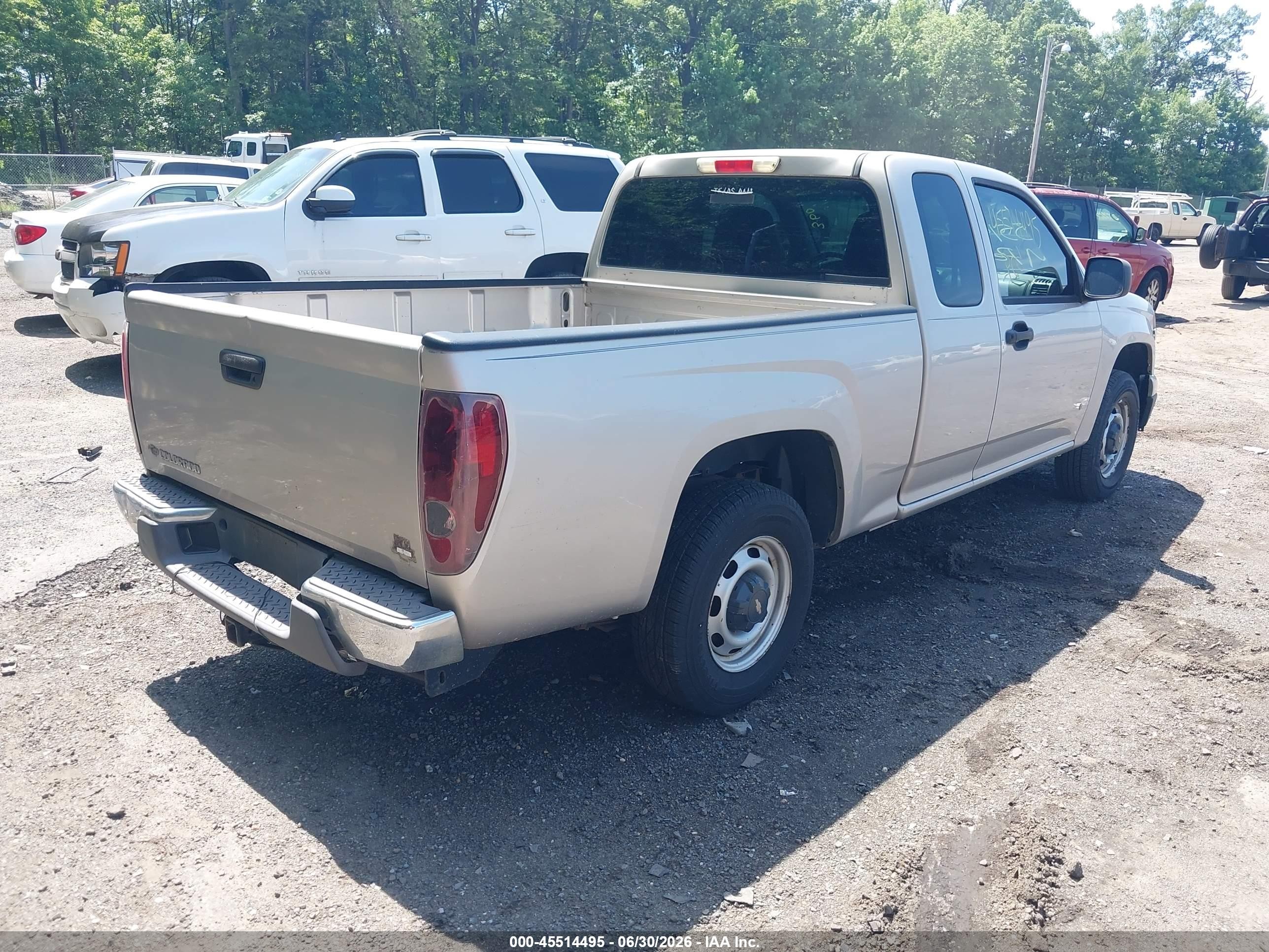 2007 Chevrolet Colorado Work Truck Silver vin: 1GCCS199078137269