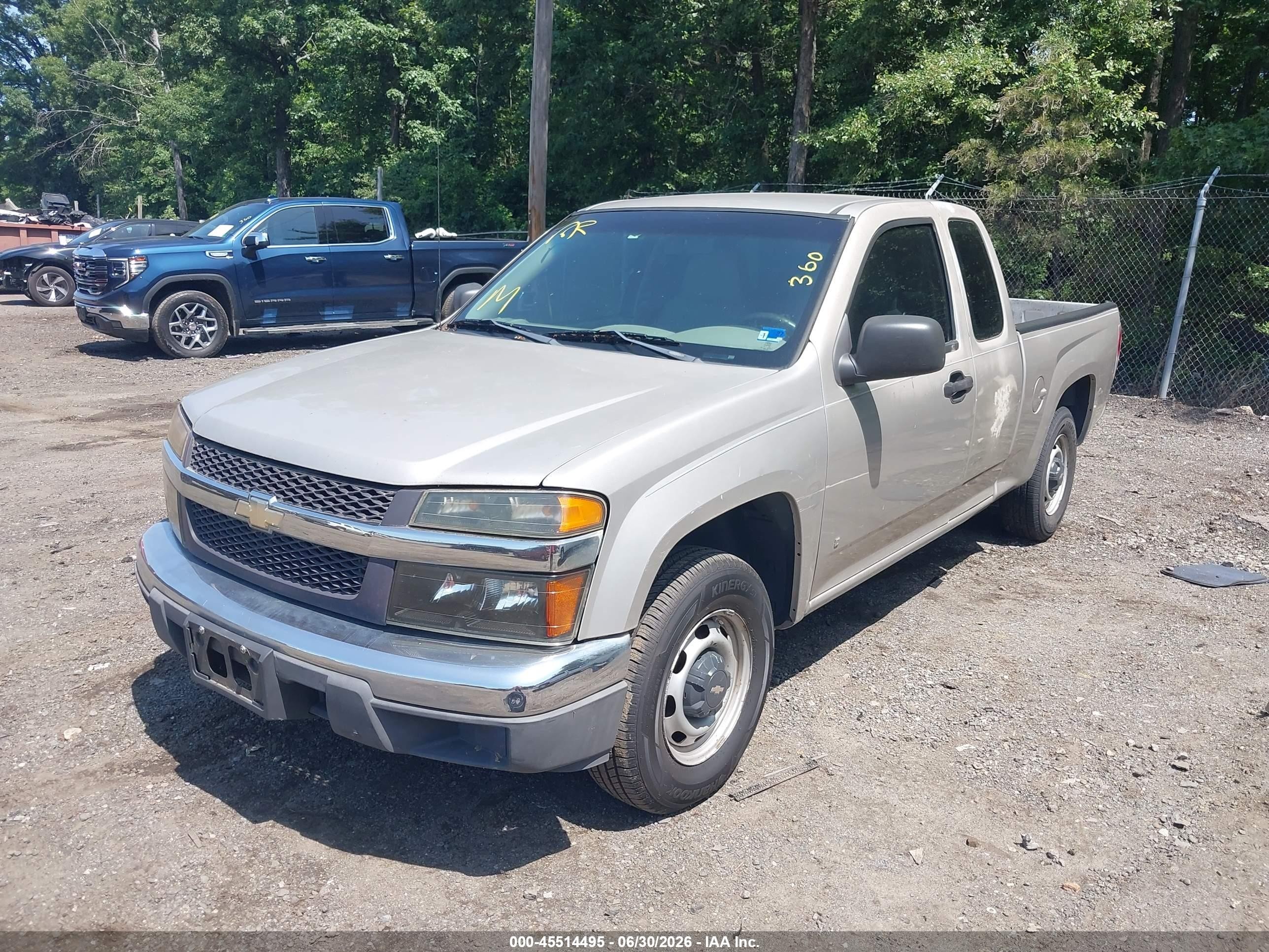 2007 Chevrolet Colorado Work Truck Silver vin: 1GCCS199078137269
