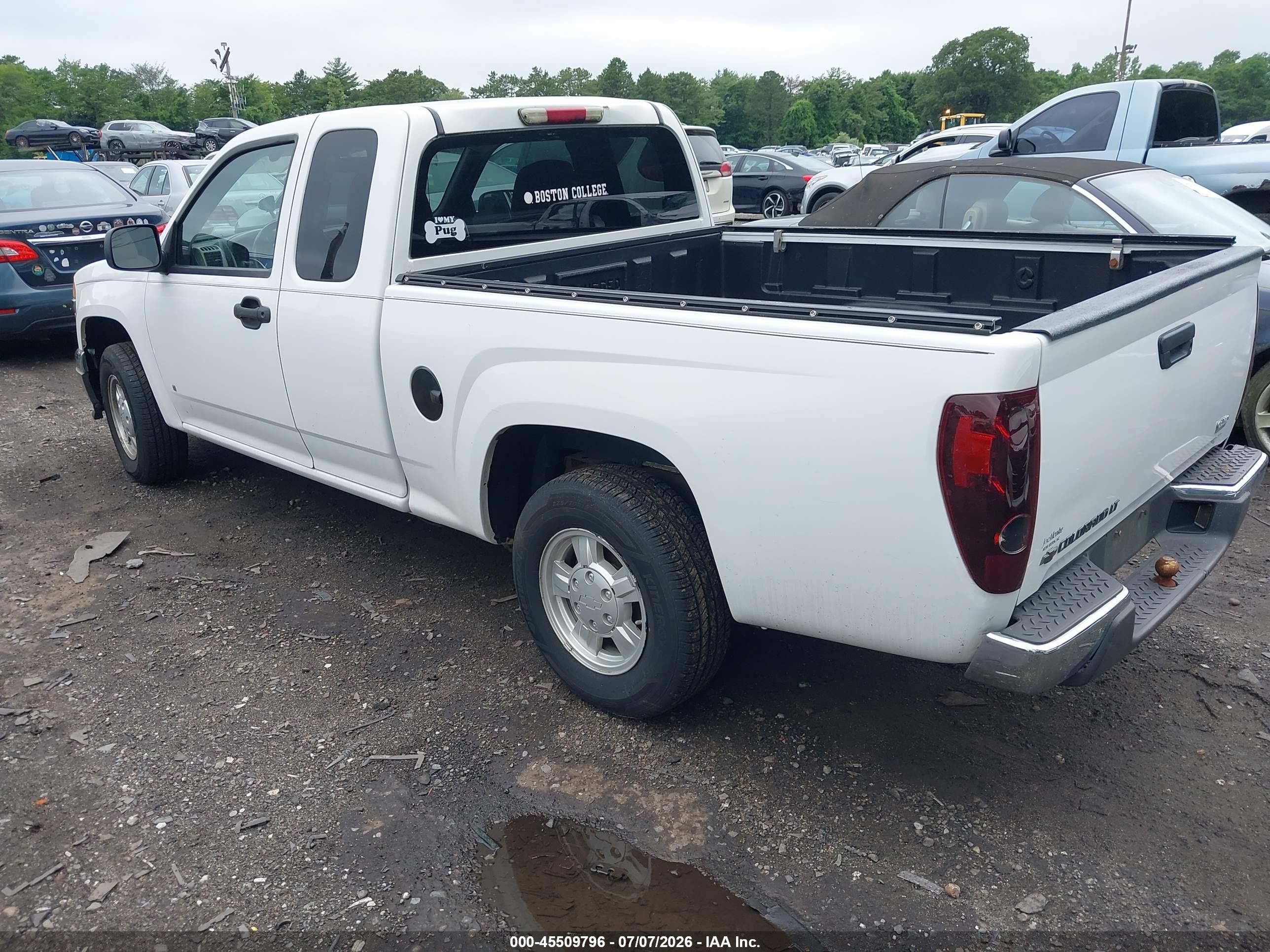 2007 Chevrolet Colorado Lt White vin: 1GCCS199078244113