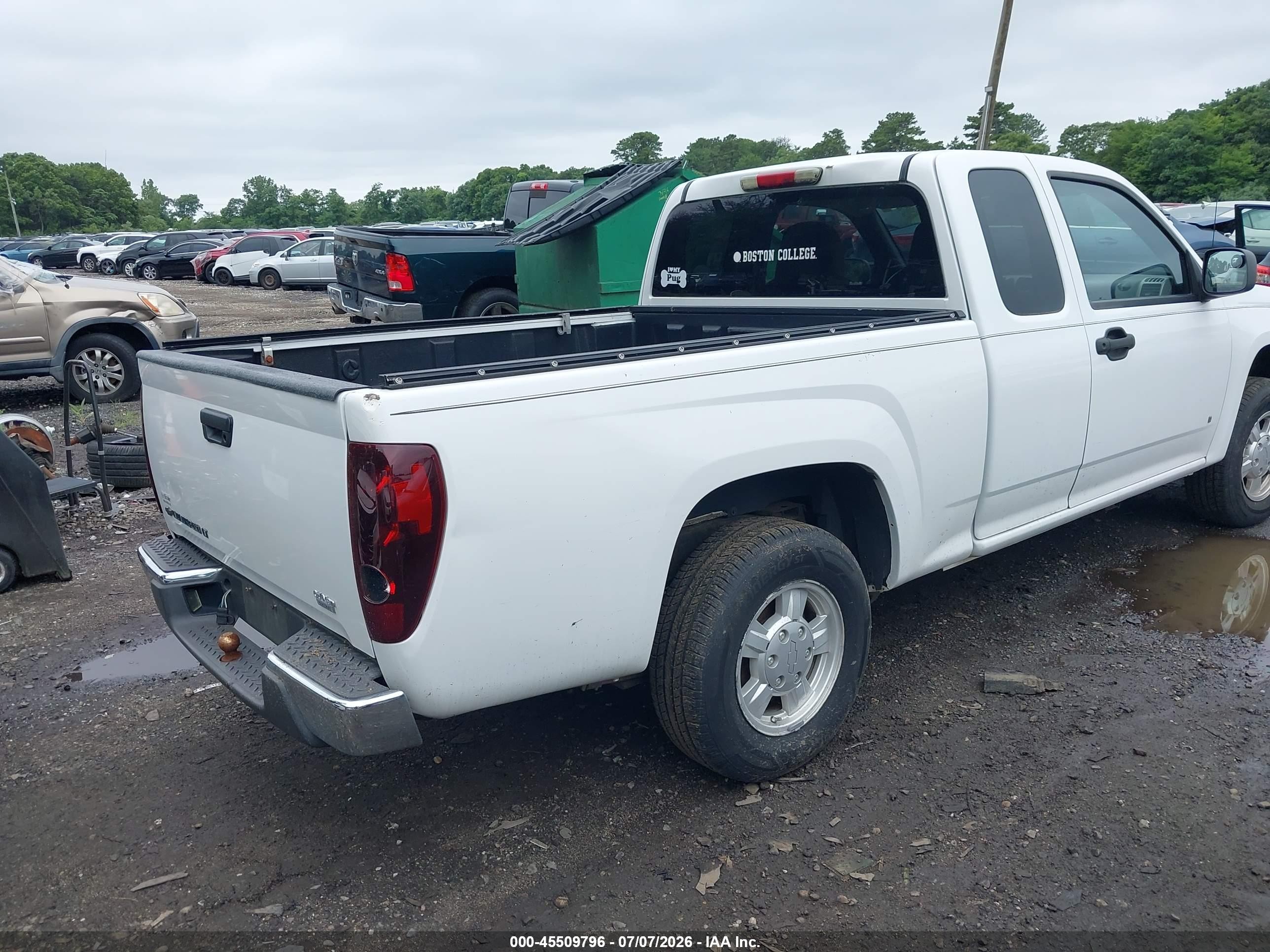 2007 Chevrolet Colorado Lt White vin: 1GCCS199078244113