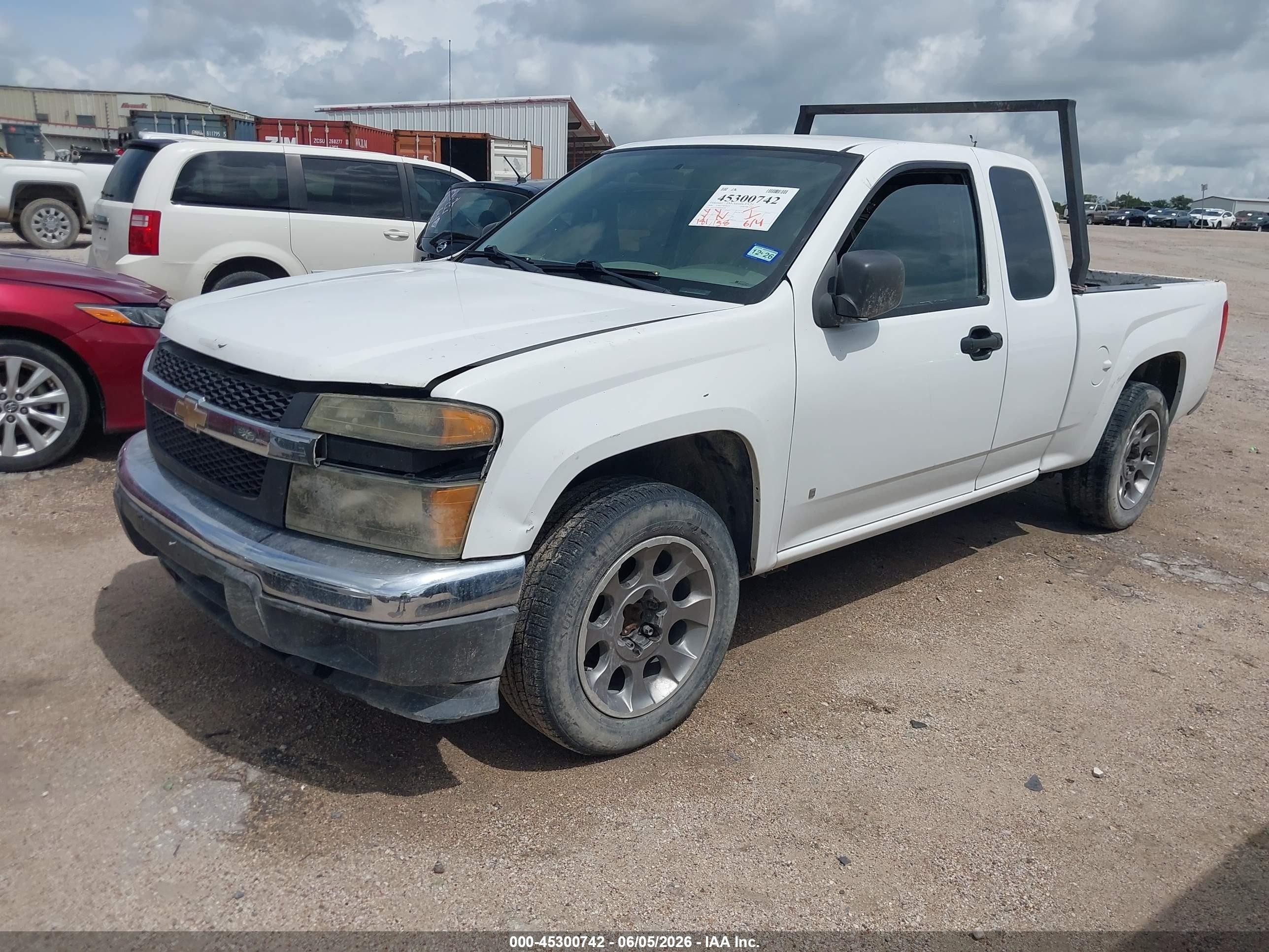 2008 Chevrolet Colorado Work Truck White vin: 1GCCS199088209198