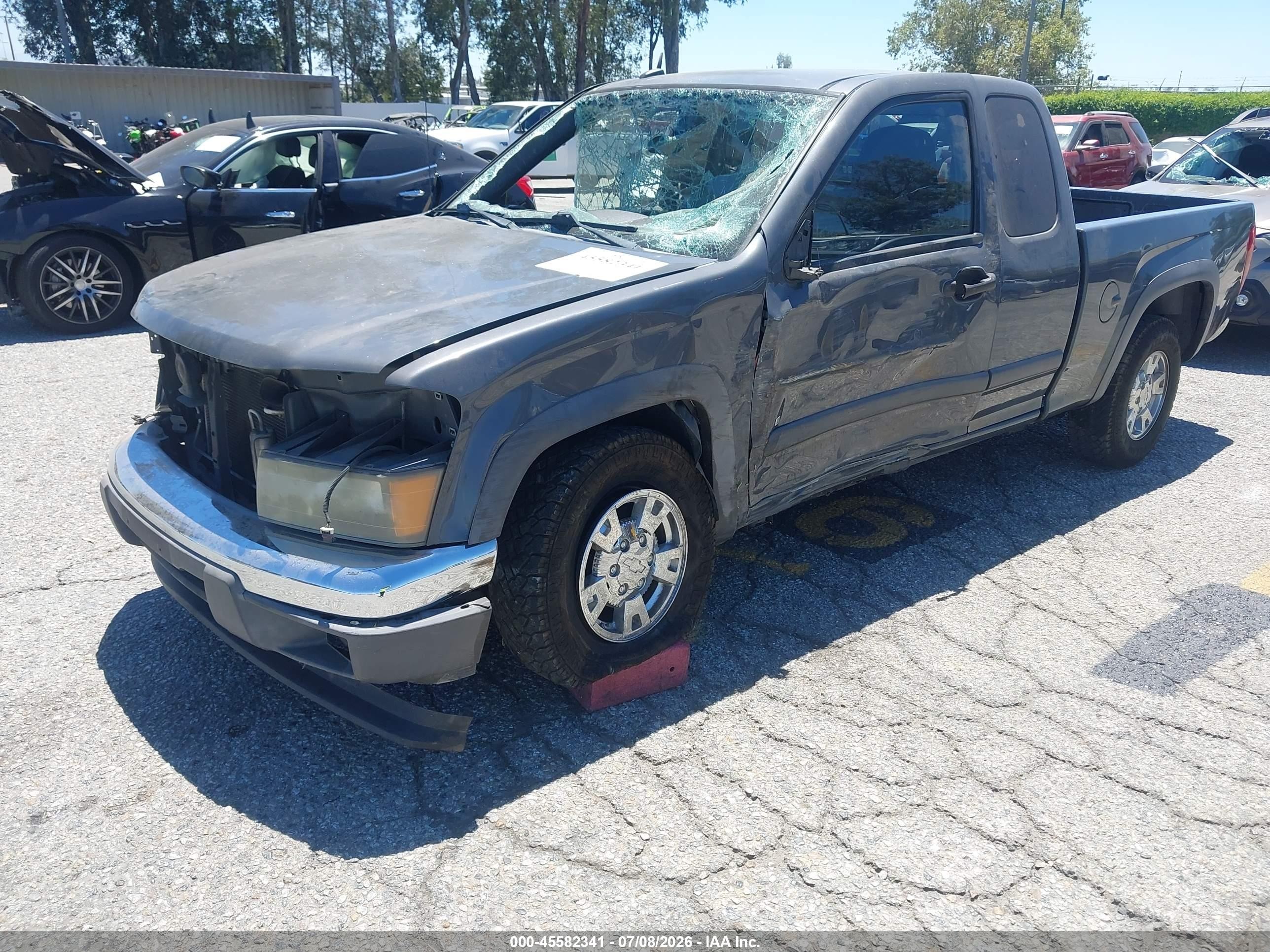 2008 Chevrolet Colorado Lt Gray vin: 1GCCS199388102954