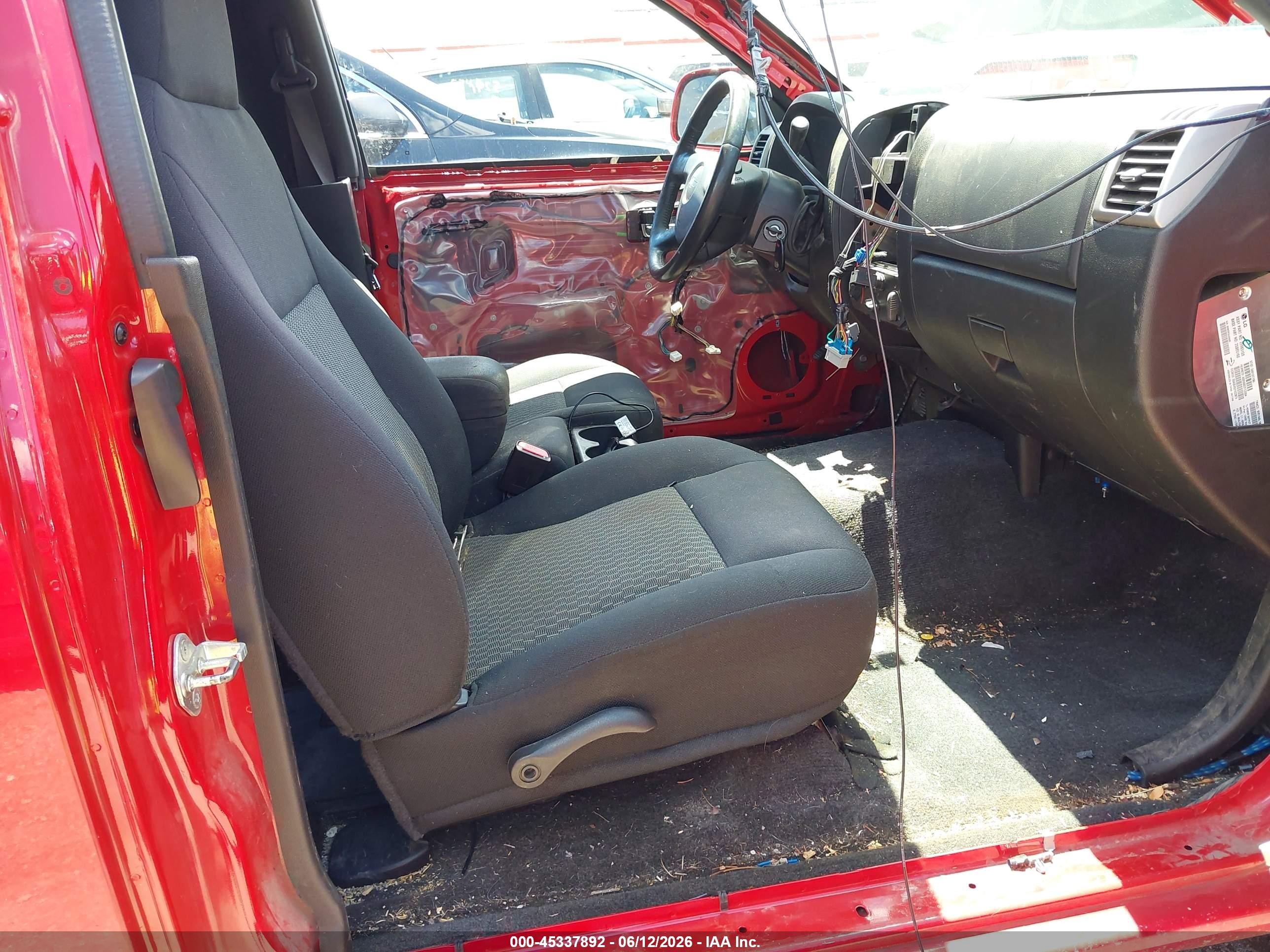 2009 Chevrolet Colorado Lt Red vin: 1GCCS199598114525