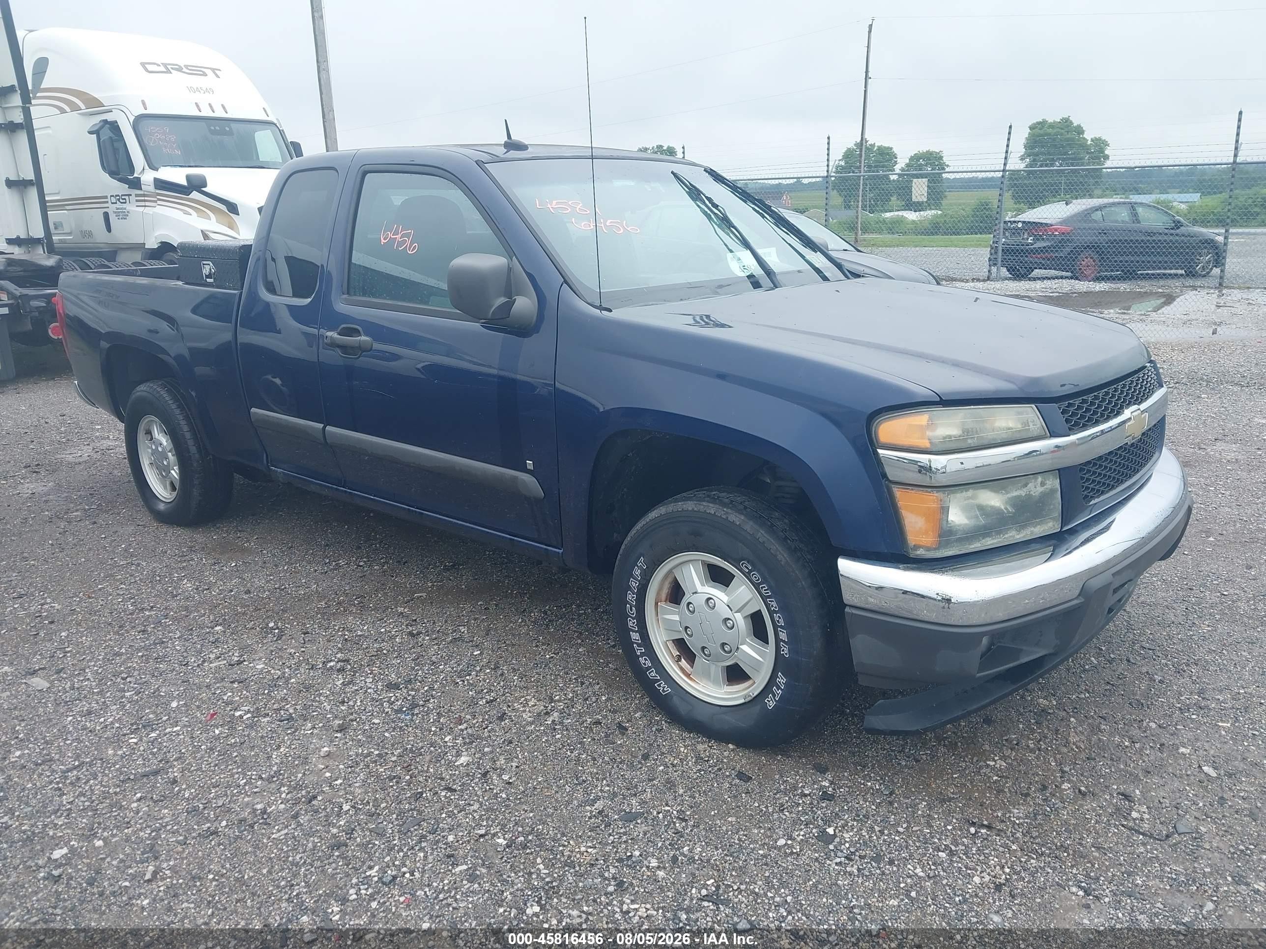 2008 Chevrolet Colorado Lt Blue vin: 1GCCS199688146852